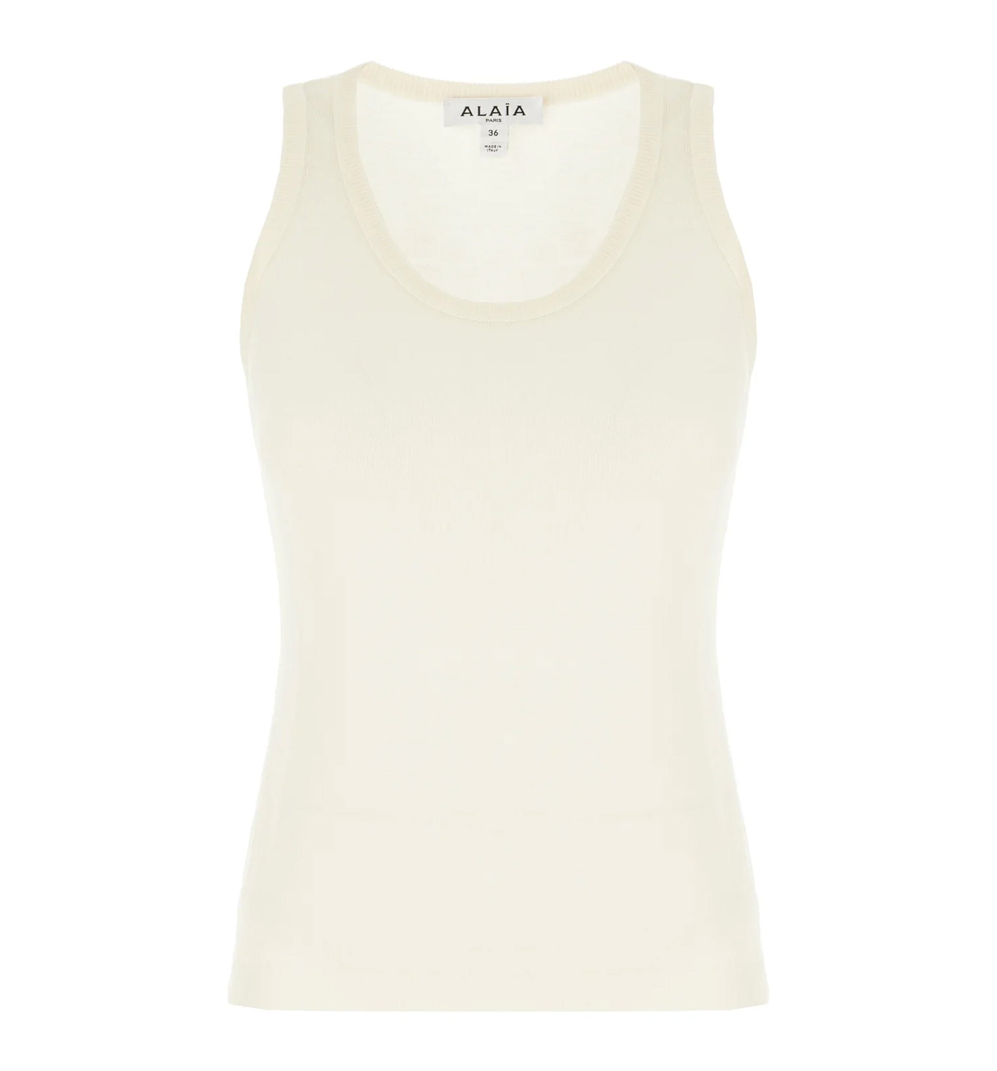 Sheer Wool Tank Top
