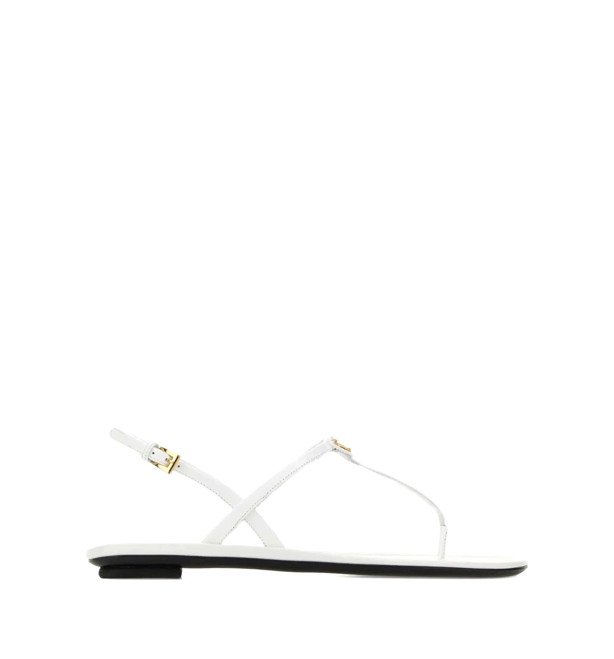 Patent Leather Thong Sandals