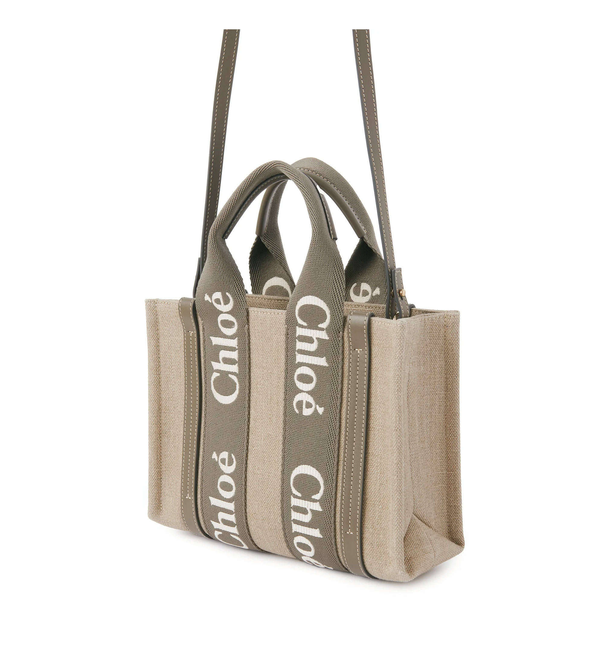 Small Woody Tote Bag in Linen