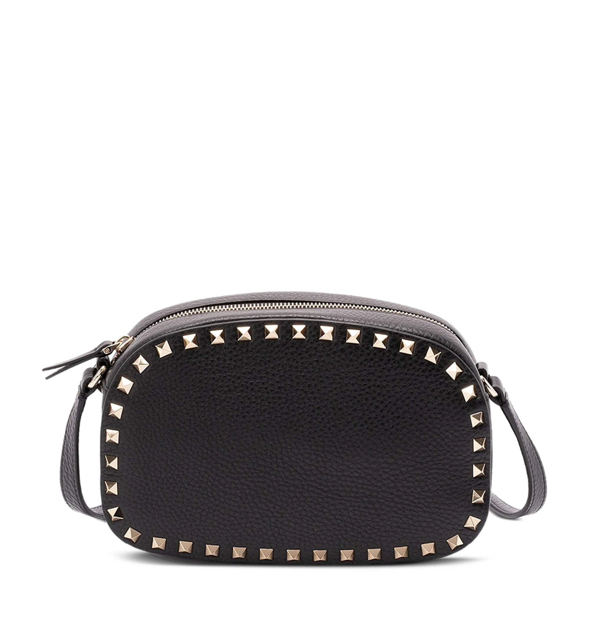 Mini Rockstud Leather Cross Body Bag