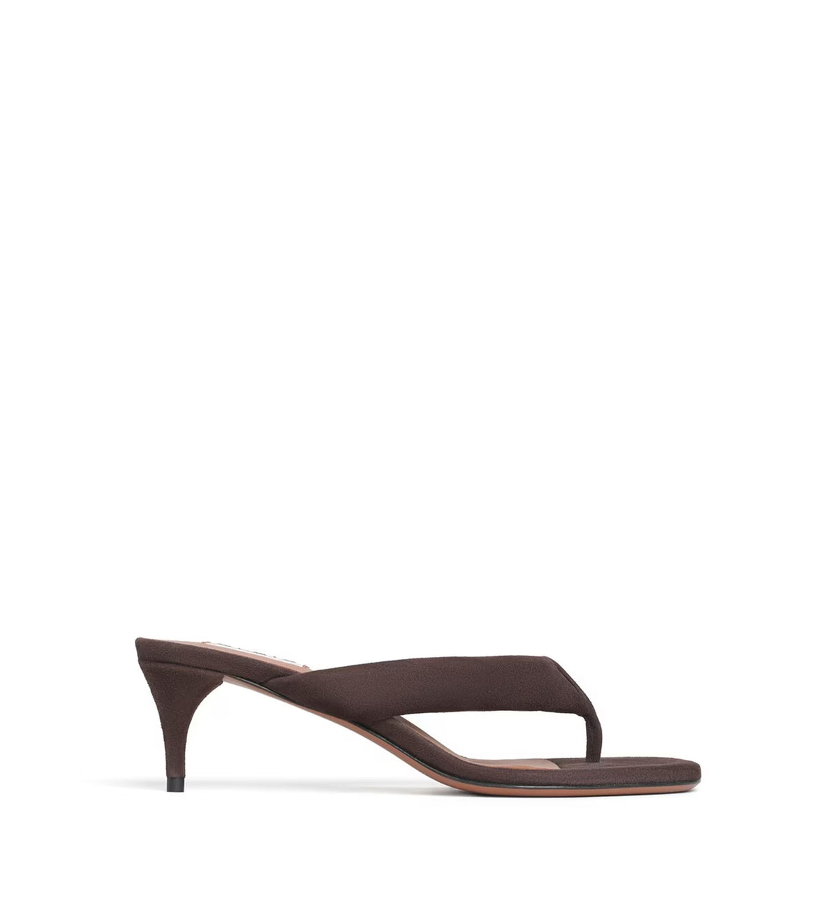 Suede heeled sandals