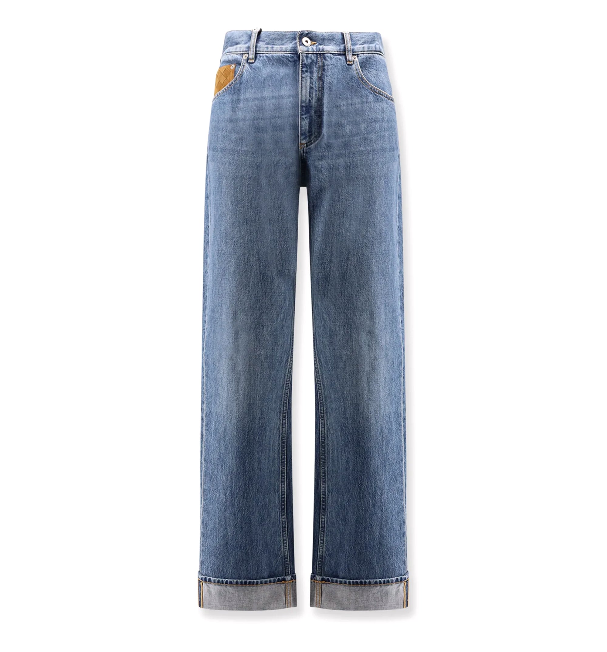 Vintage Indigo Straight Jeans