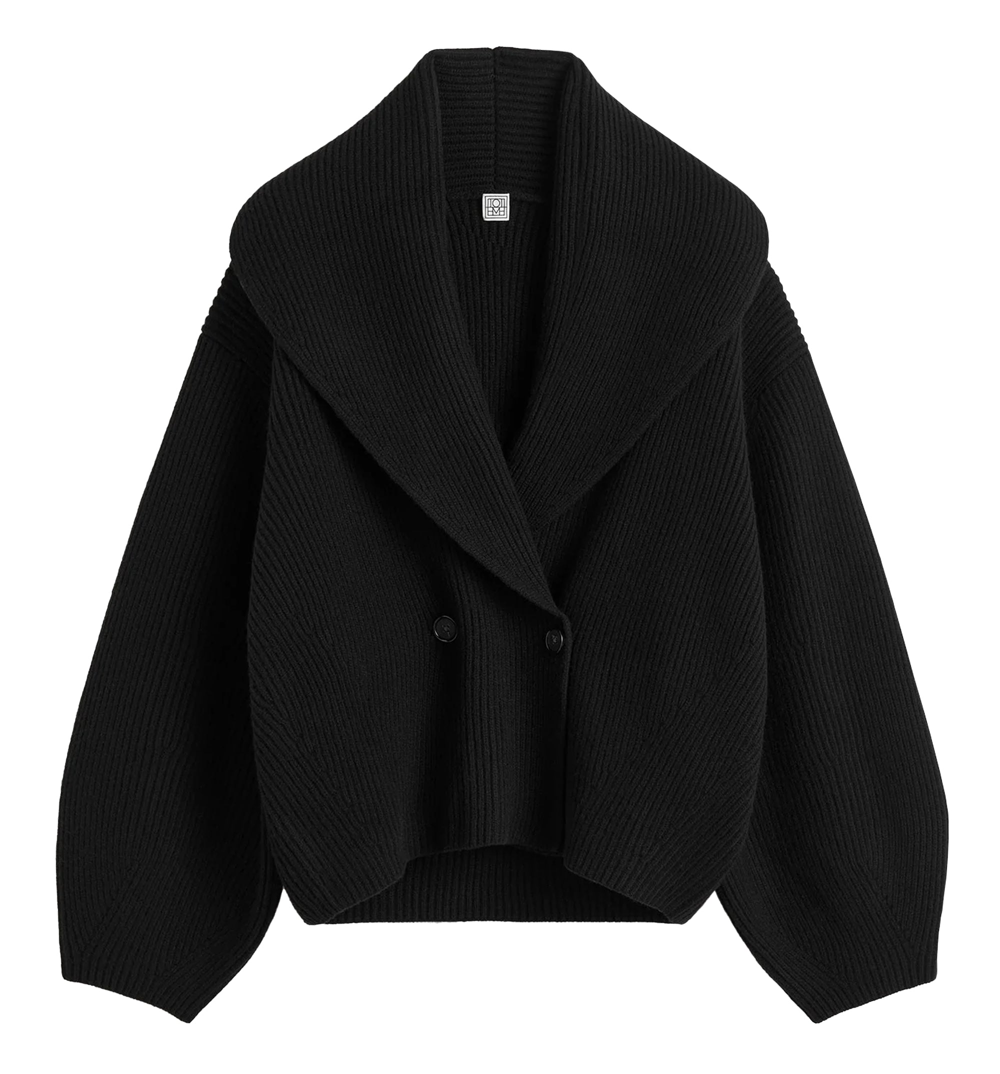 Shawl-Lapel Cardigan