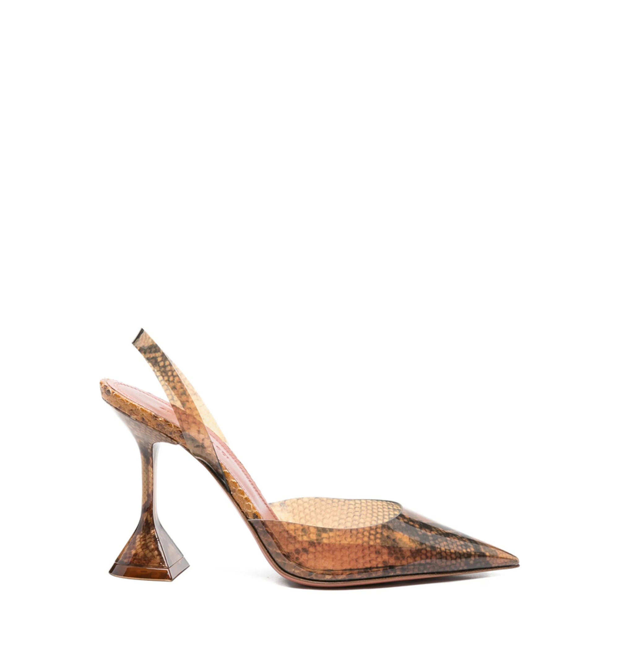 Holli Glass 95 Slingback Pumps