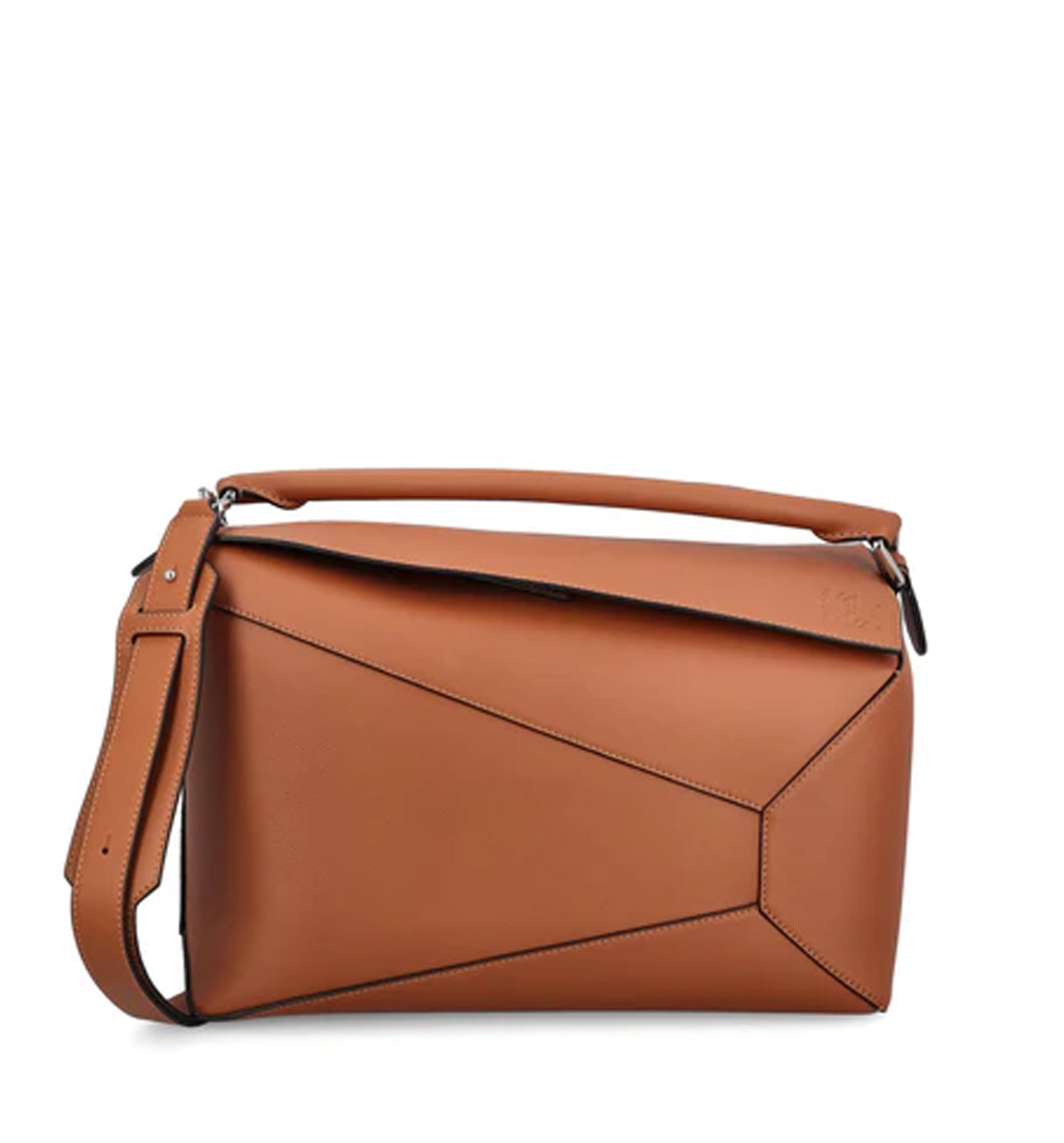 Large Puzzle Edge Bag In Classic Calfskin