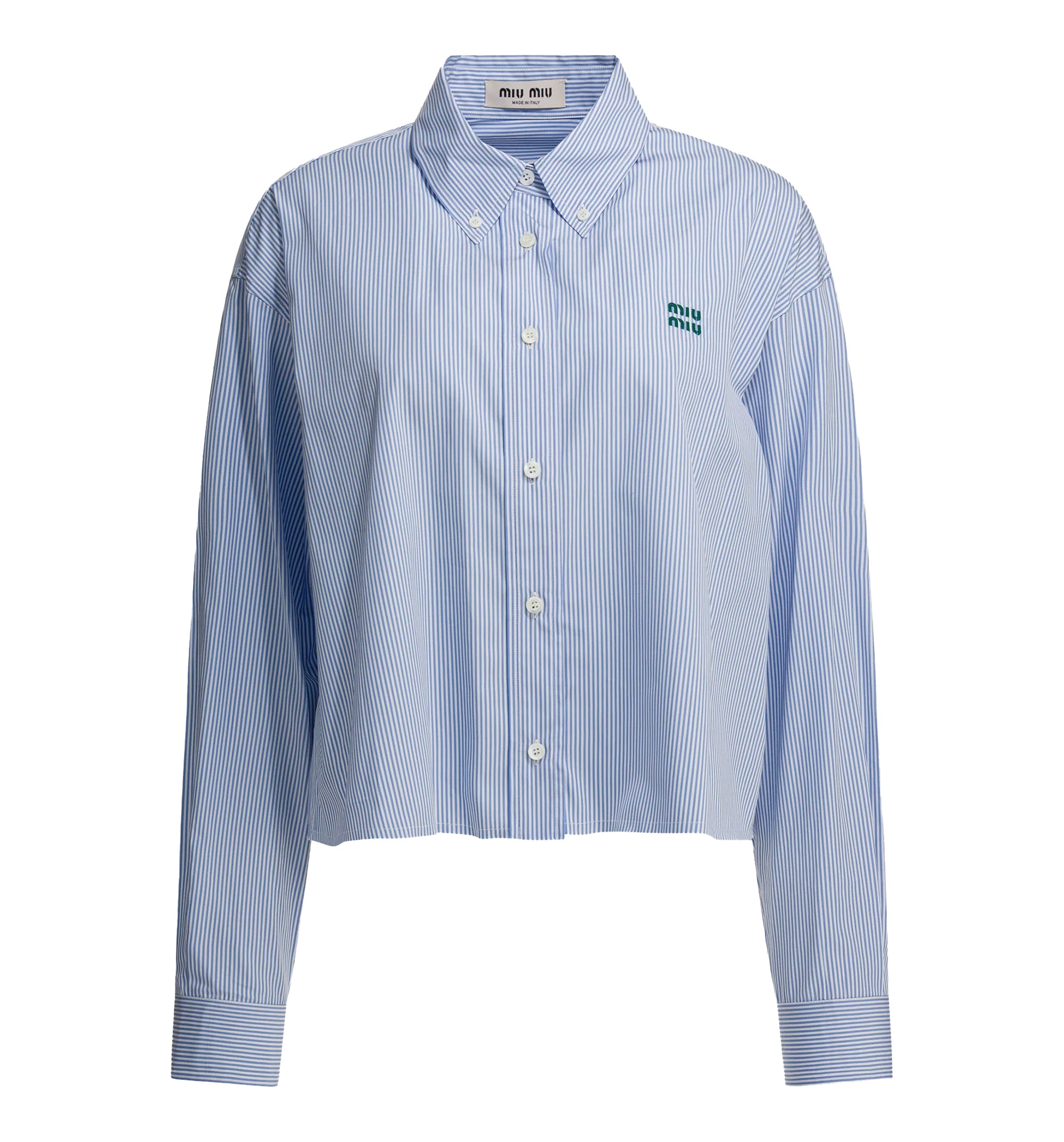 Striped Poplin Shirt