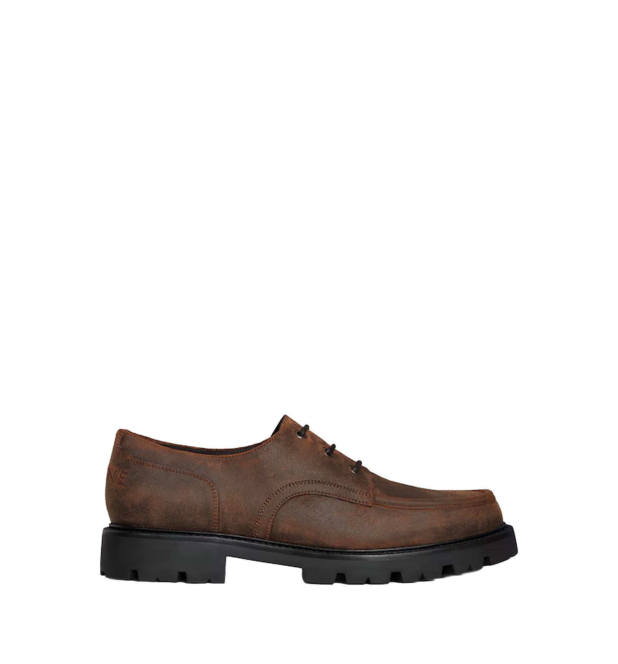 Margaret Derby Shoe In Suede