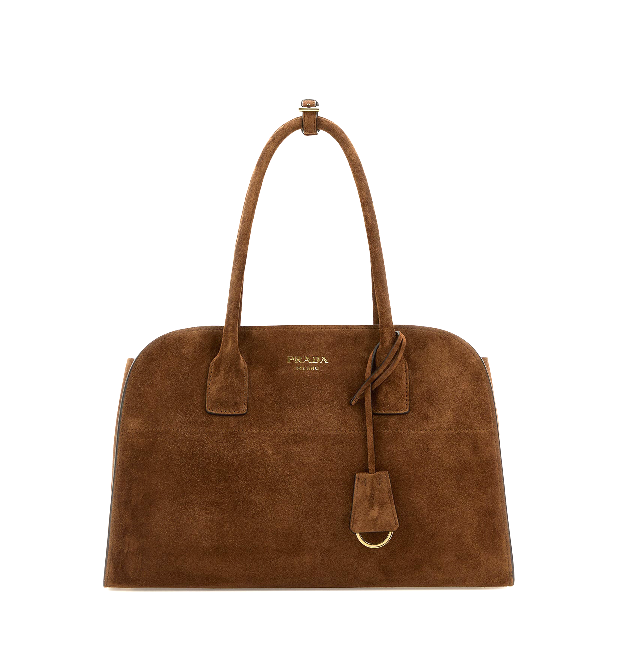 Prada Suede Medium Tote Bag