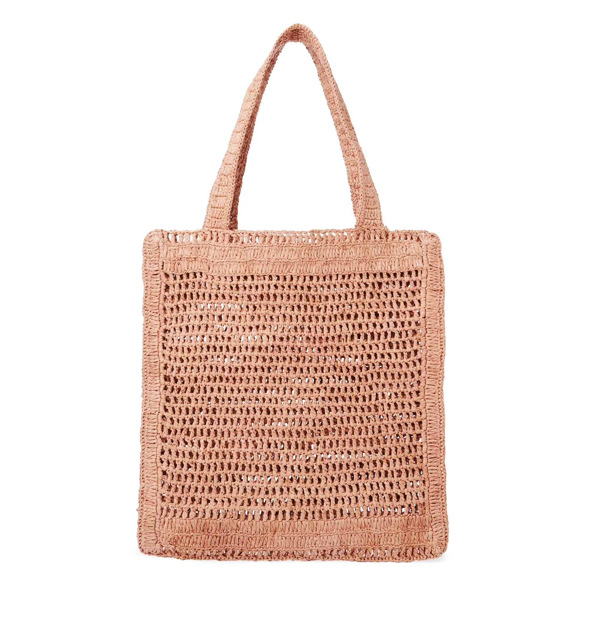 Summer Banana Tote Bag in Raffia