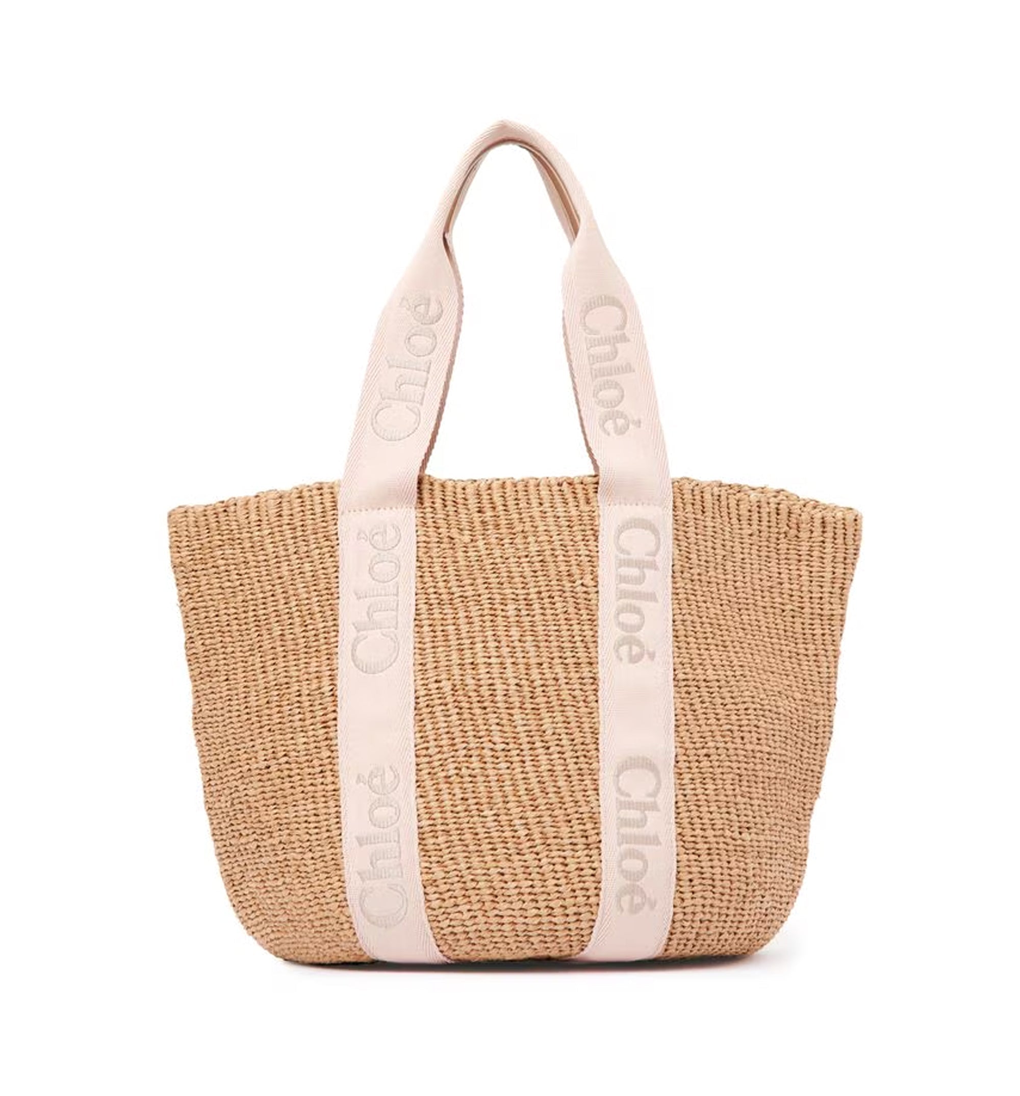 Large Woody Basket In Natural Fibers