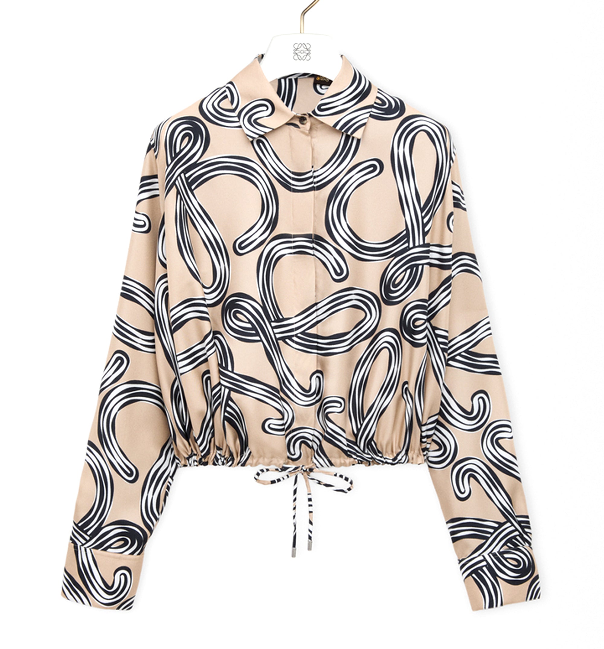 Balloon Shirt In Silk