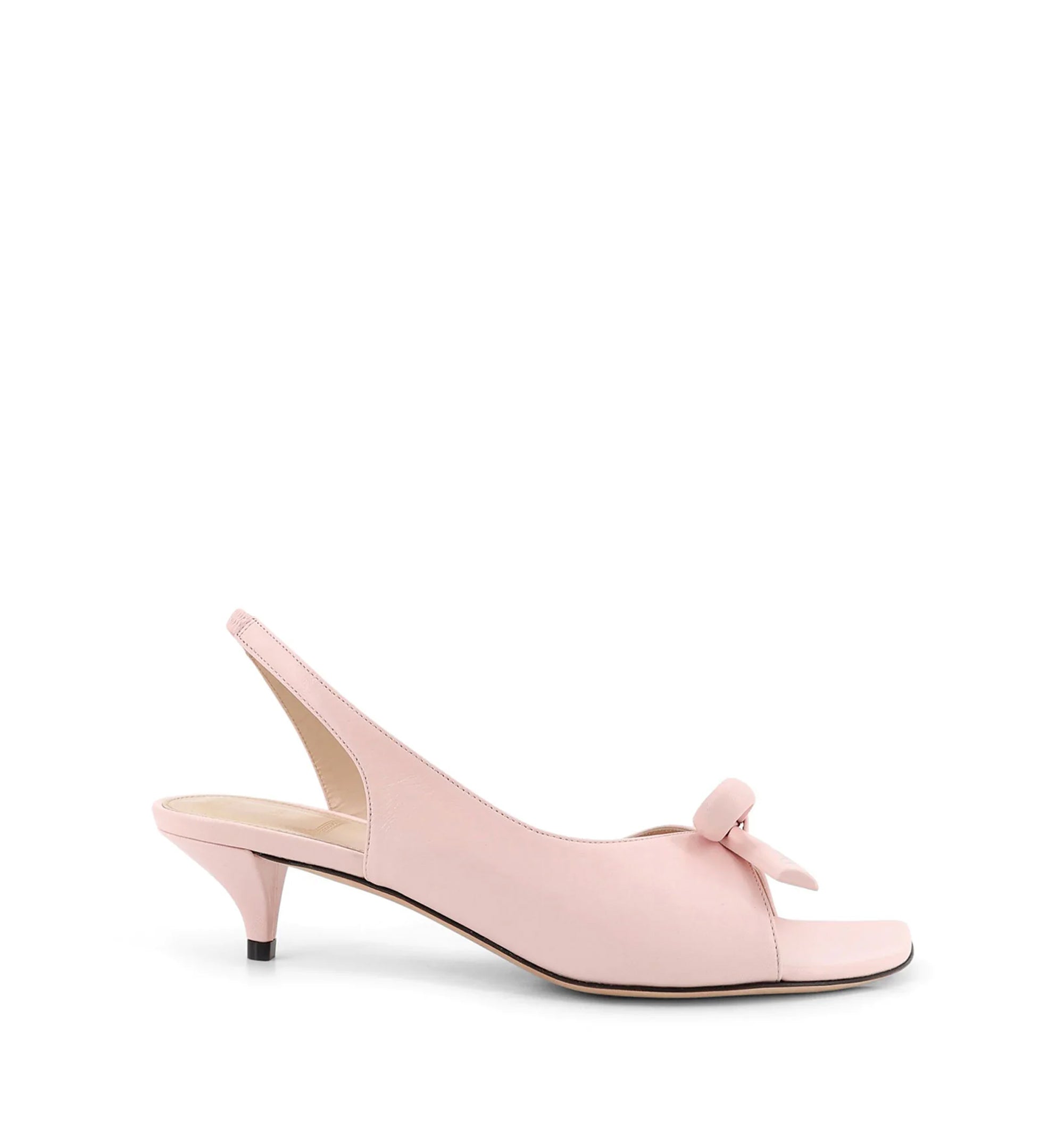 Dior Bow Heeled Slingback Sandal