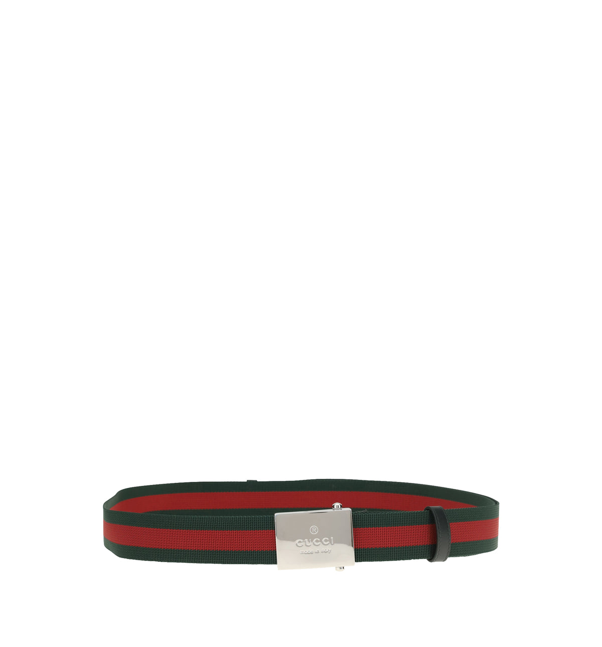 Web Belt With Rectangular Buckle