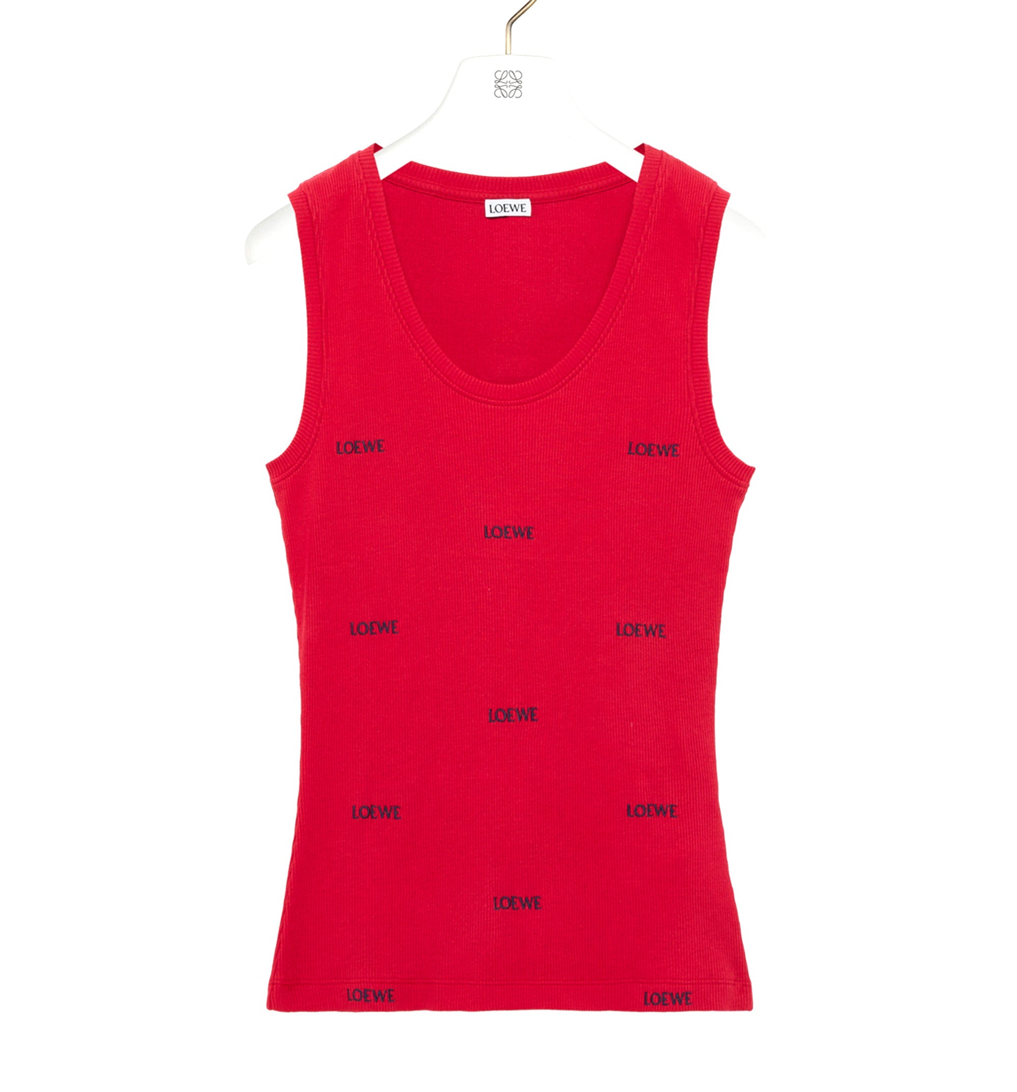 Tank Top in Stretch Cotton