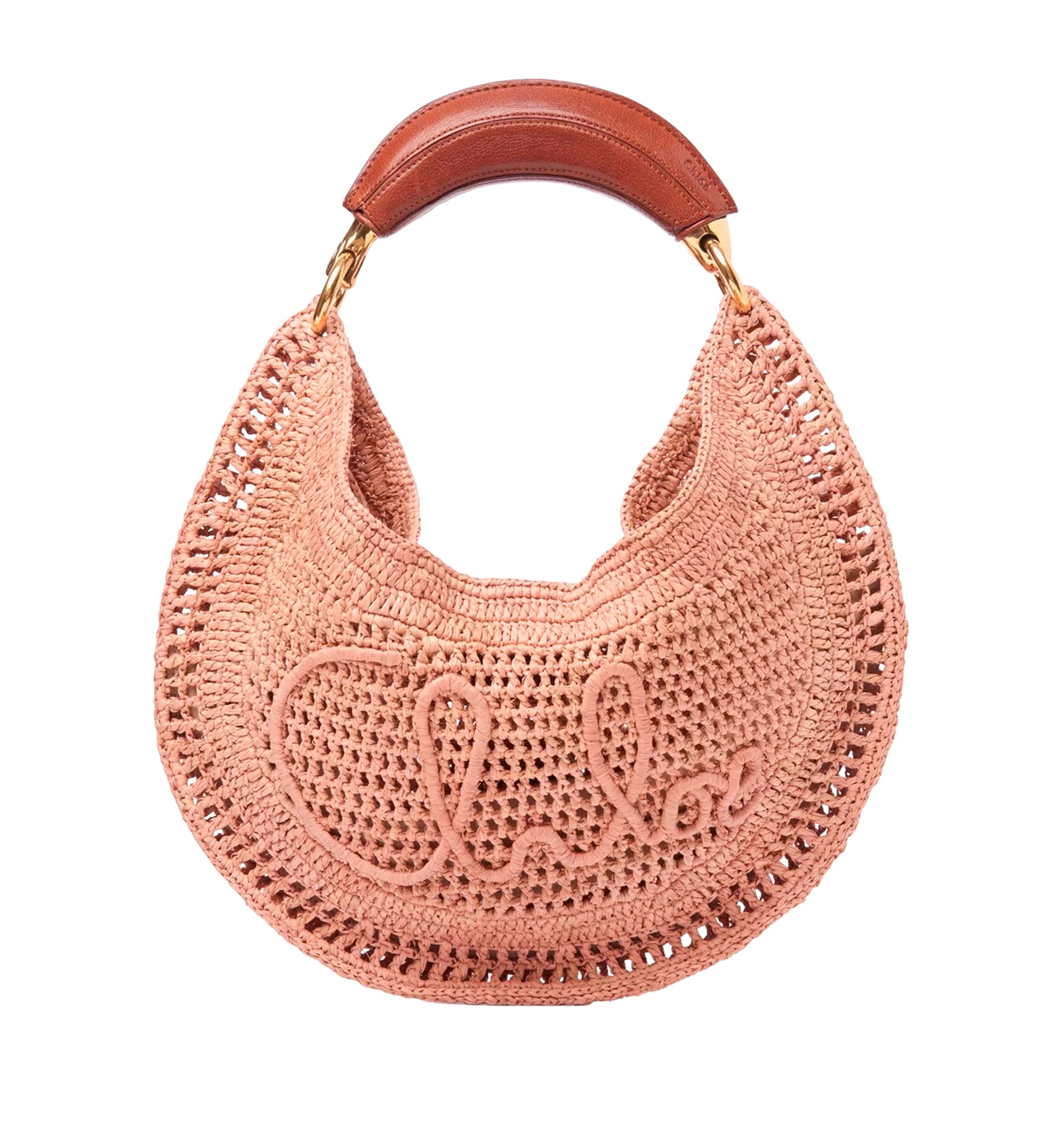 Summer Banana hobo bag in raffia
