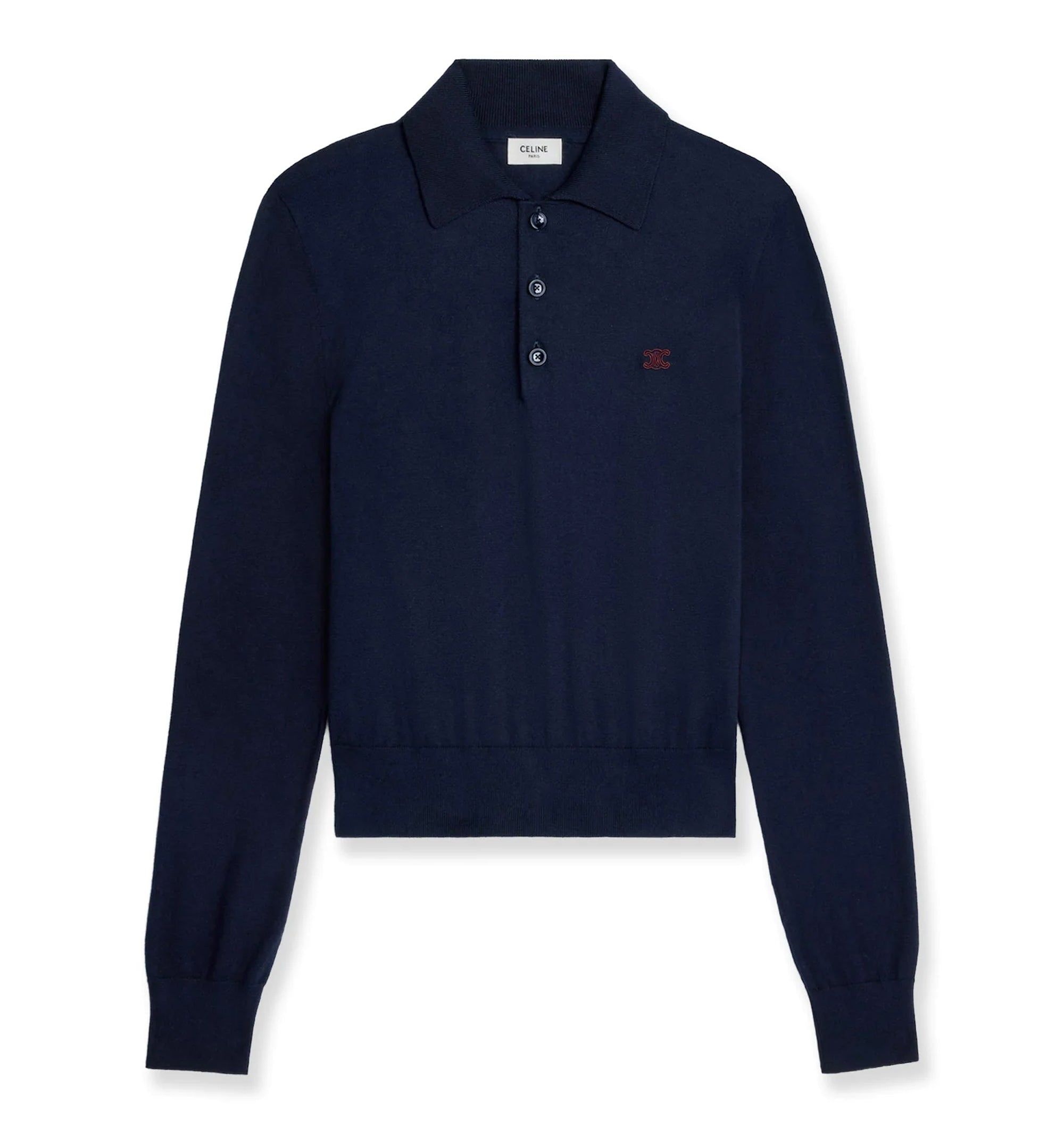 Polo Sweater in Fine Cotton