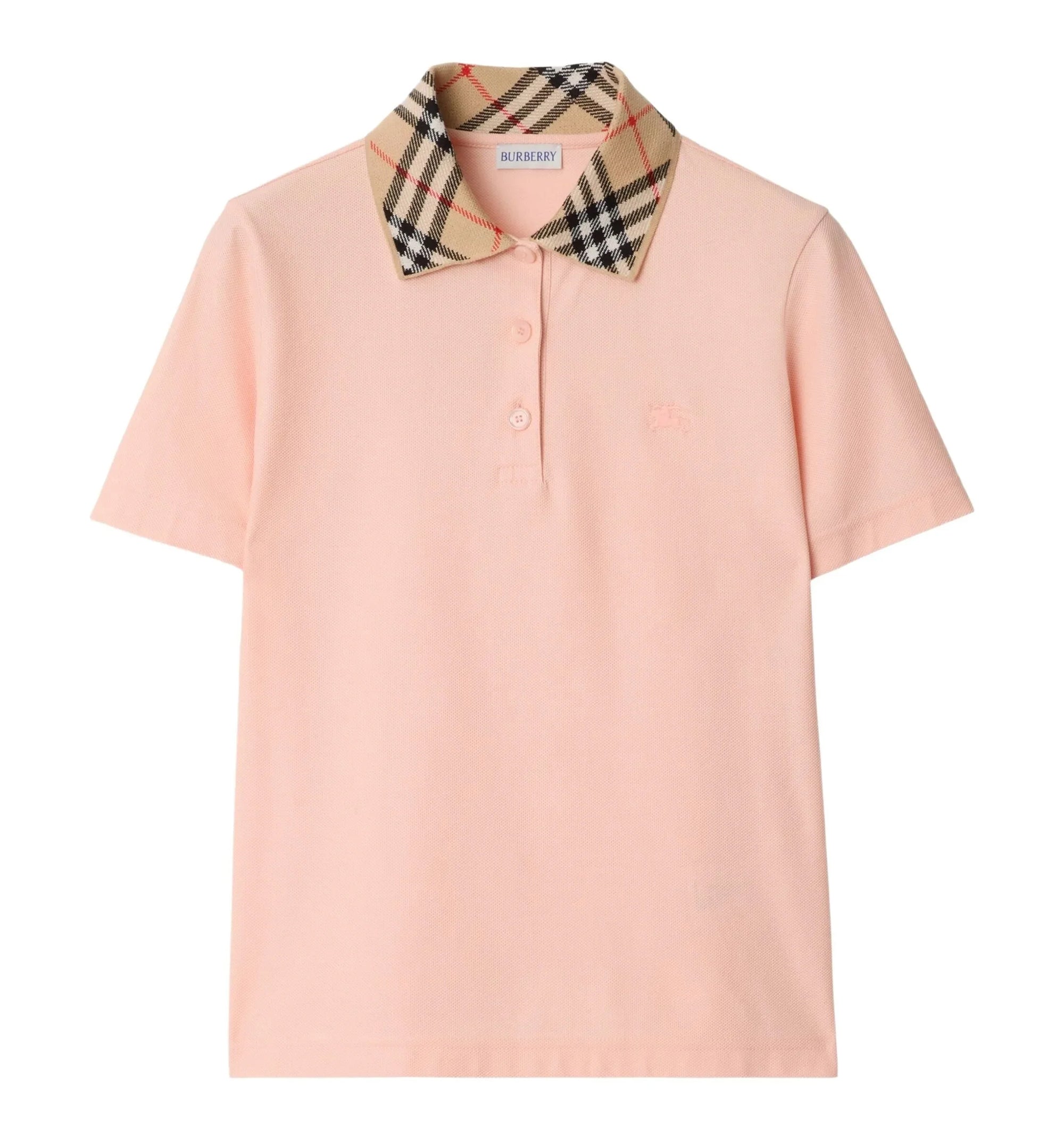 Check Collar Polo Shirt
