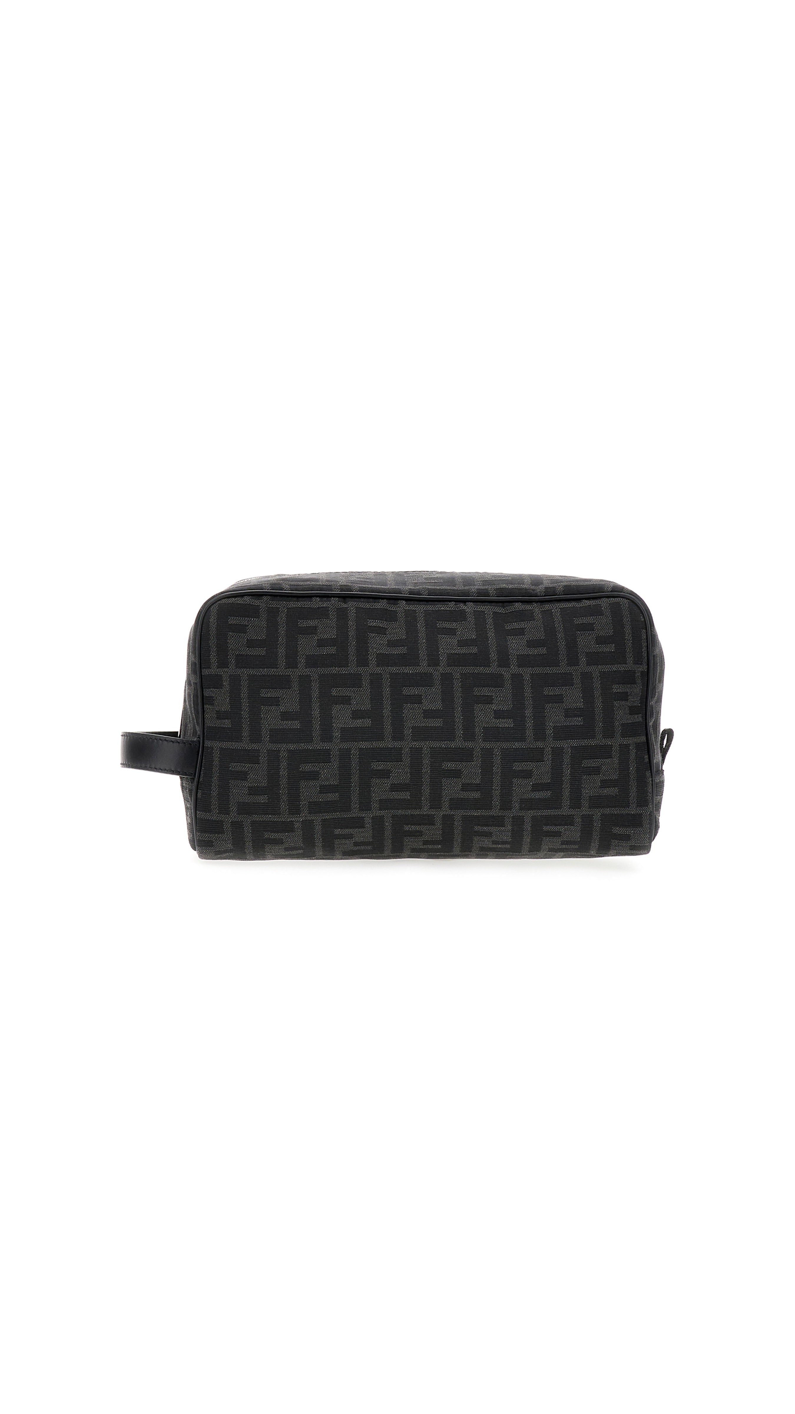 FF Fabric Toiletry Jacquard Case - Black