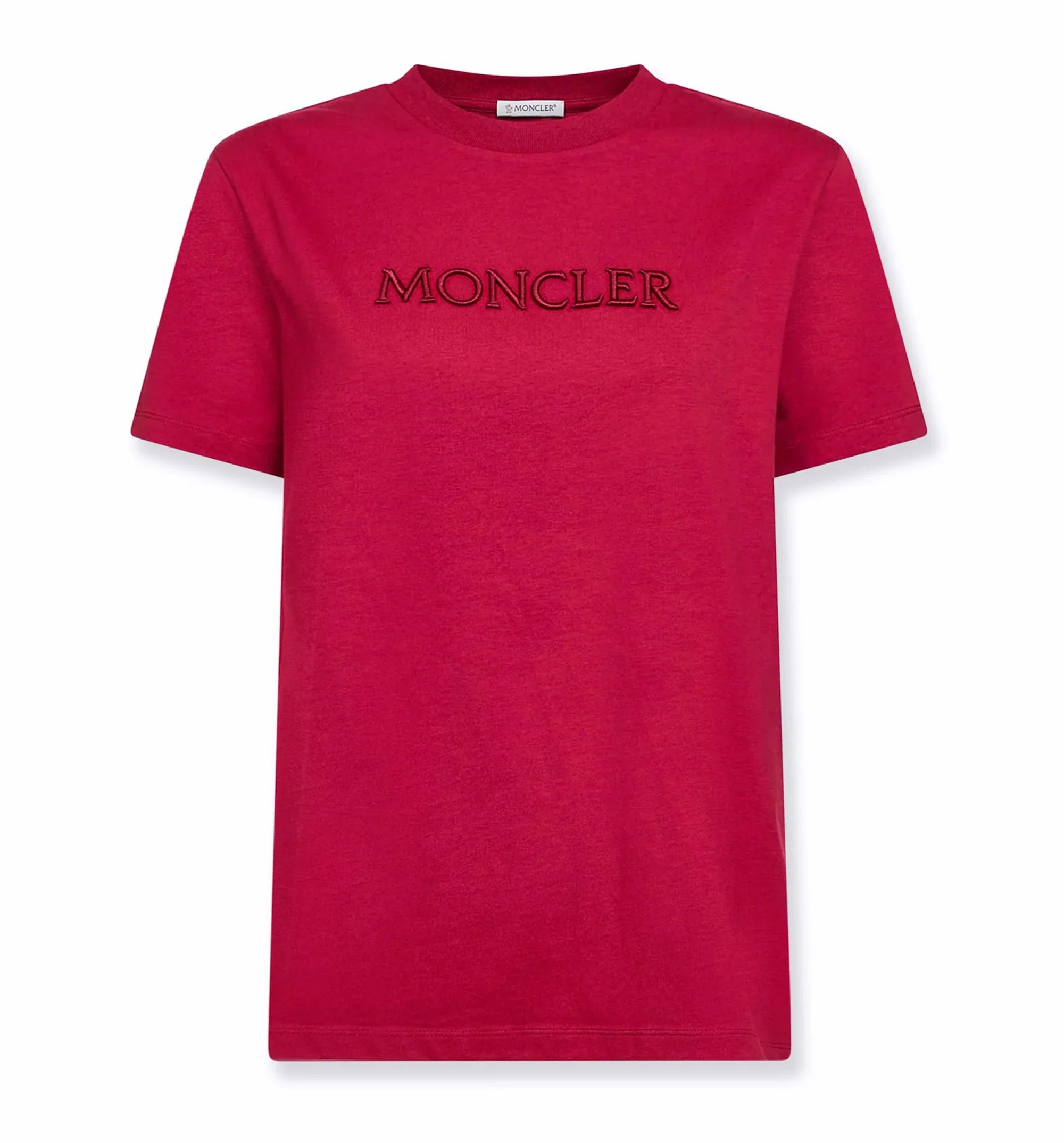 Cotton T-Shirt With Embossed Logo