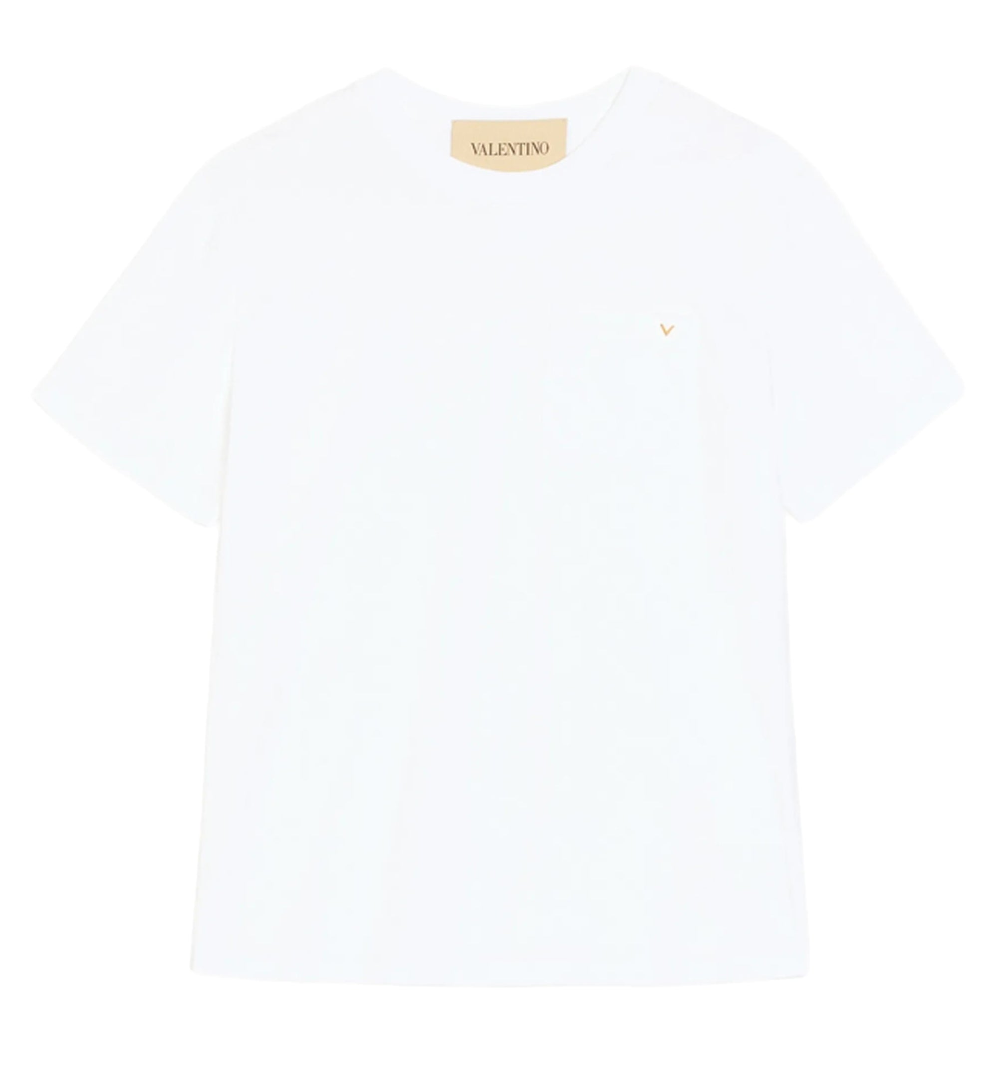 Valentino Cotton T-Shirt With VGold