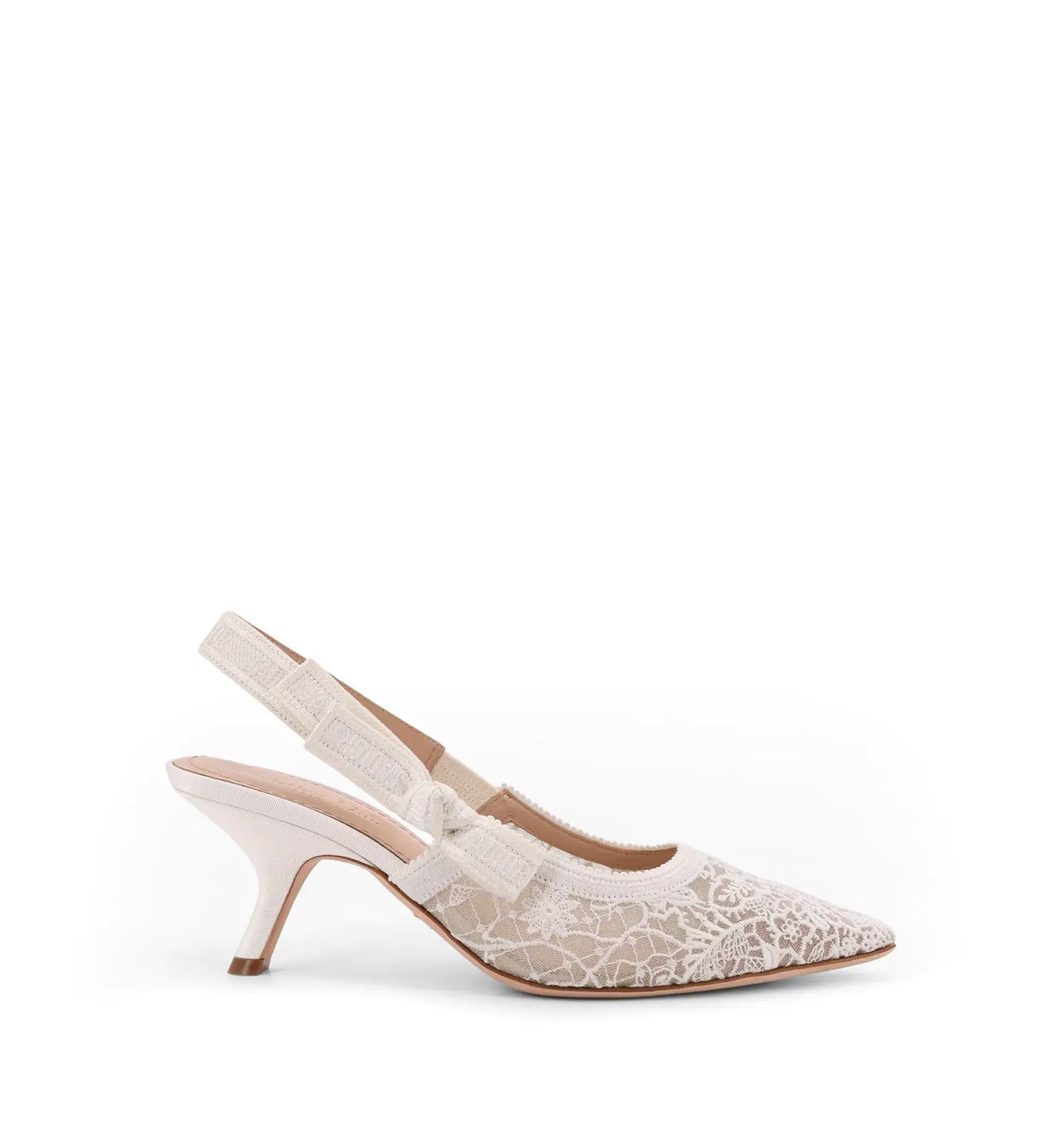 J’adior Lace Pumps With Side Bow Detail