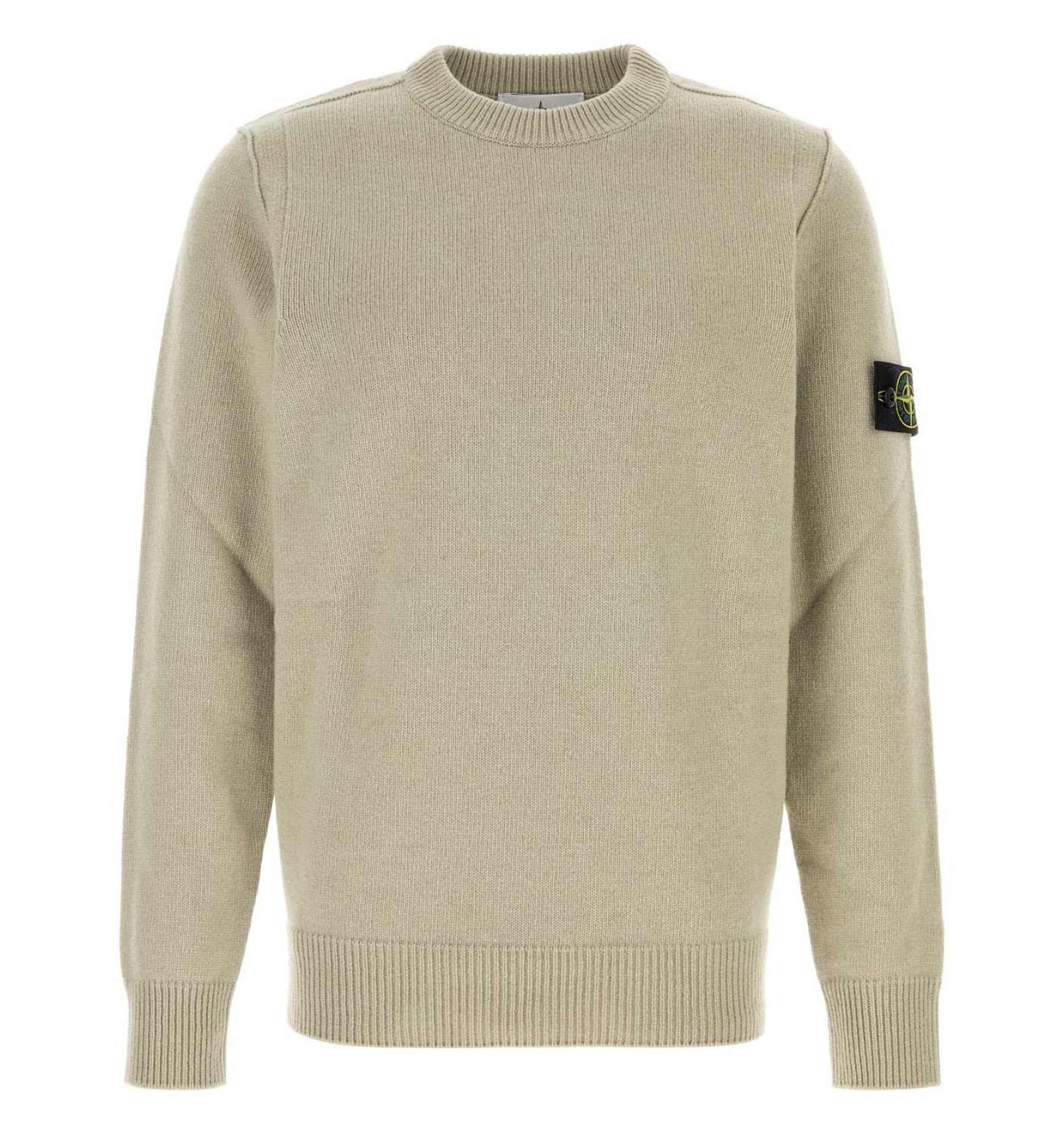 Regular-fit Crewneck Sweater With Ribbed Trims
