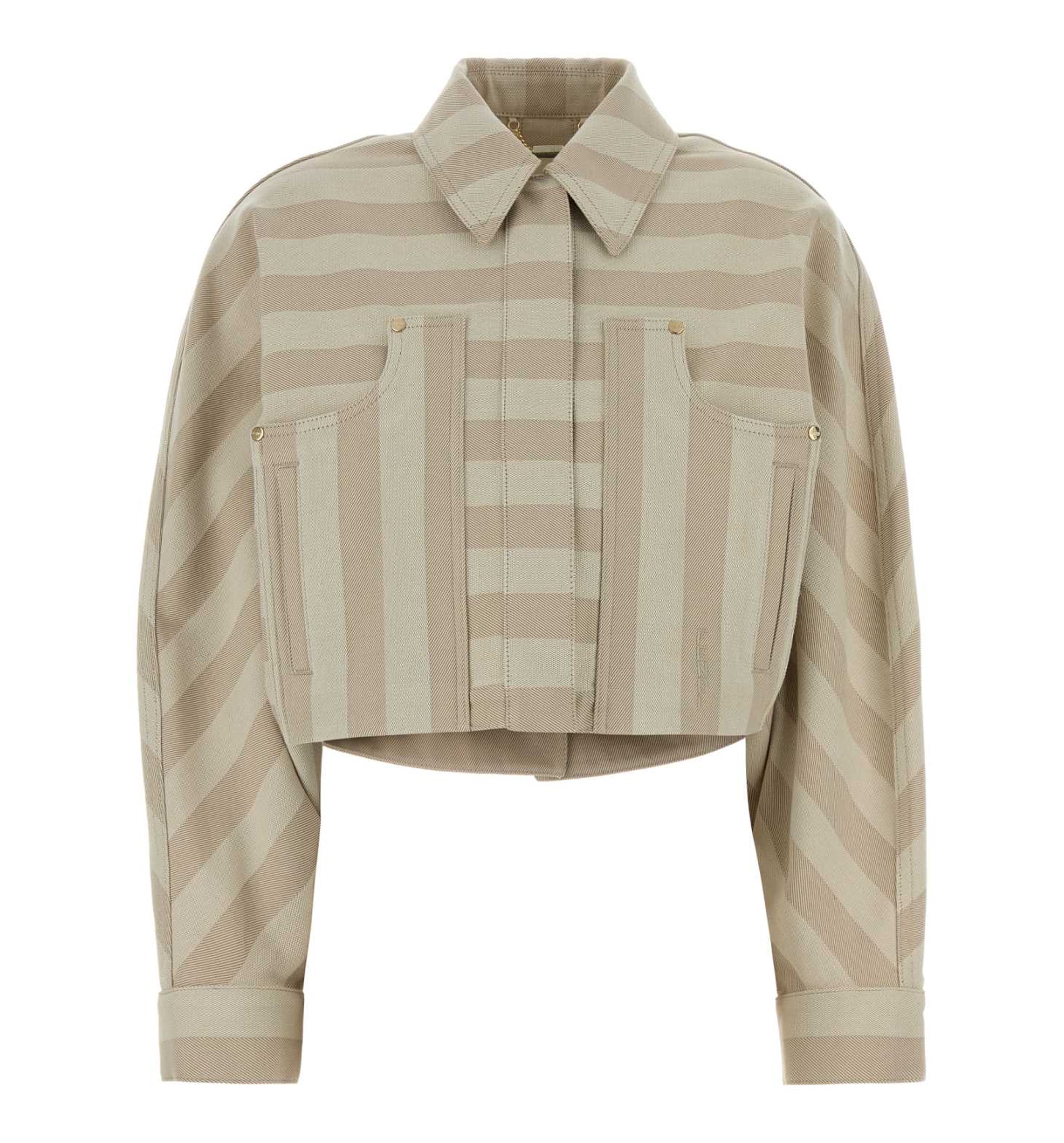 Striped Drill Jacket