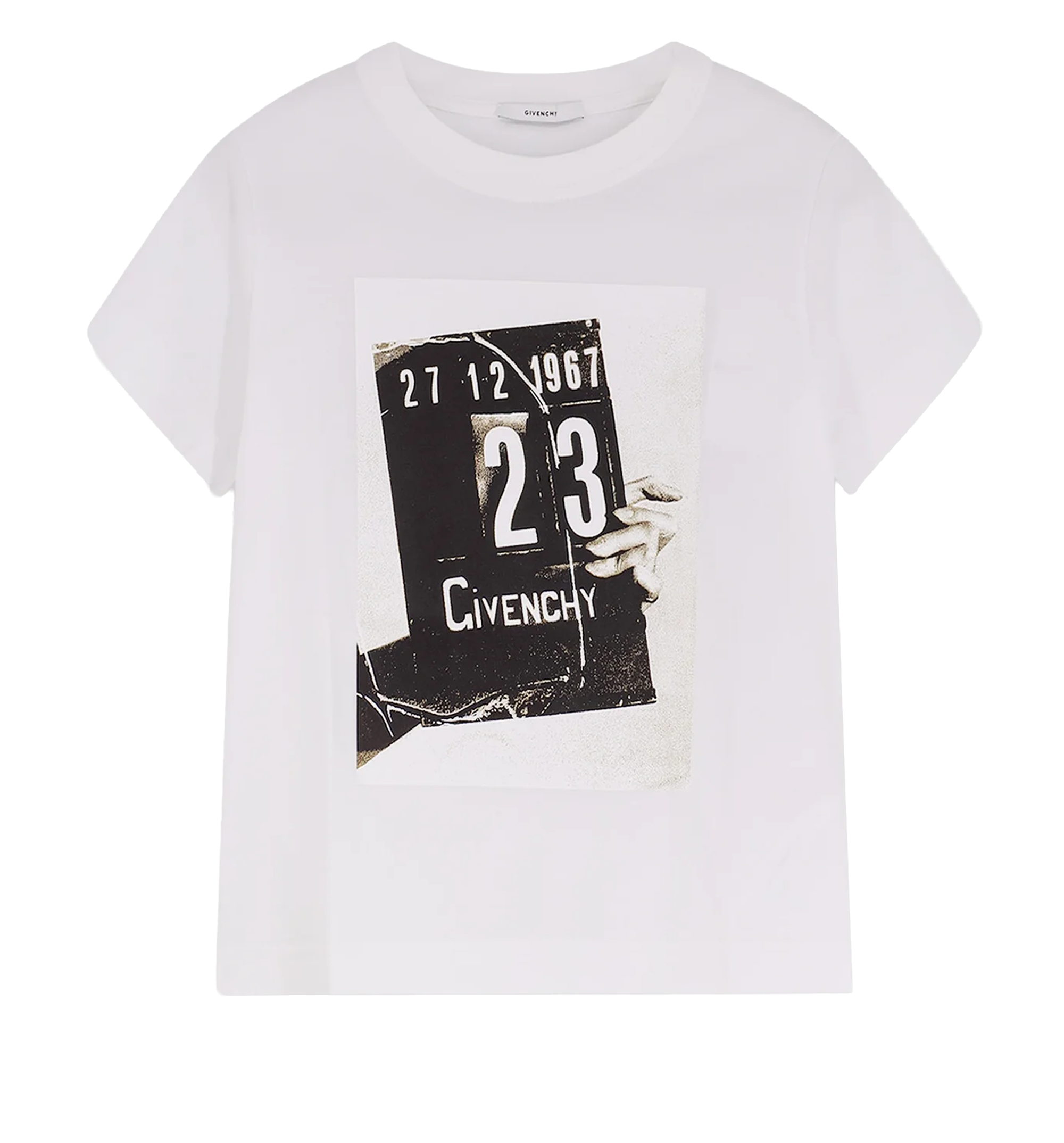 T-shirt In Cotton With Givenchy Clapperboard Print