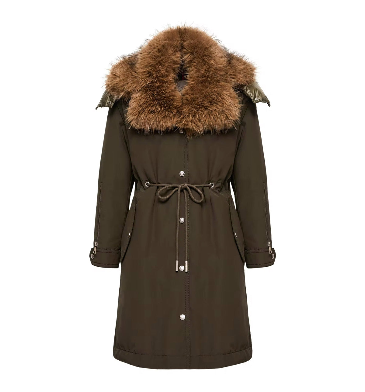 Halicte Hooded Long Down Parka