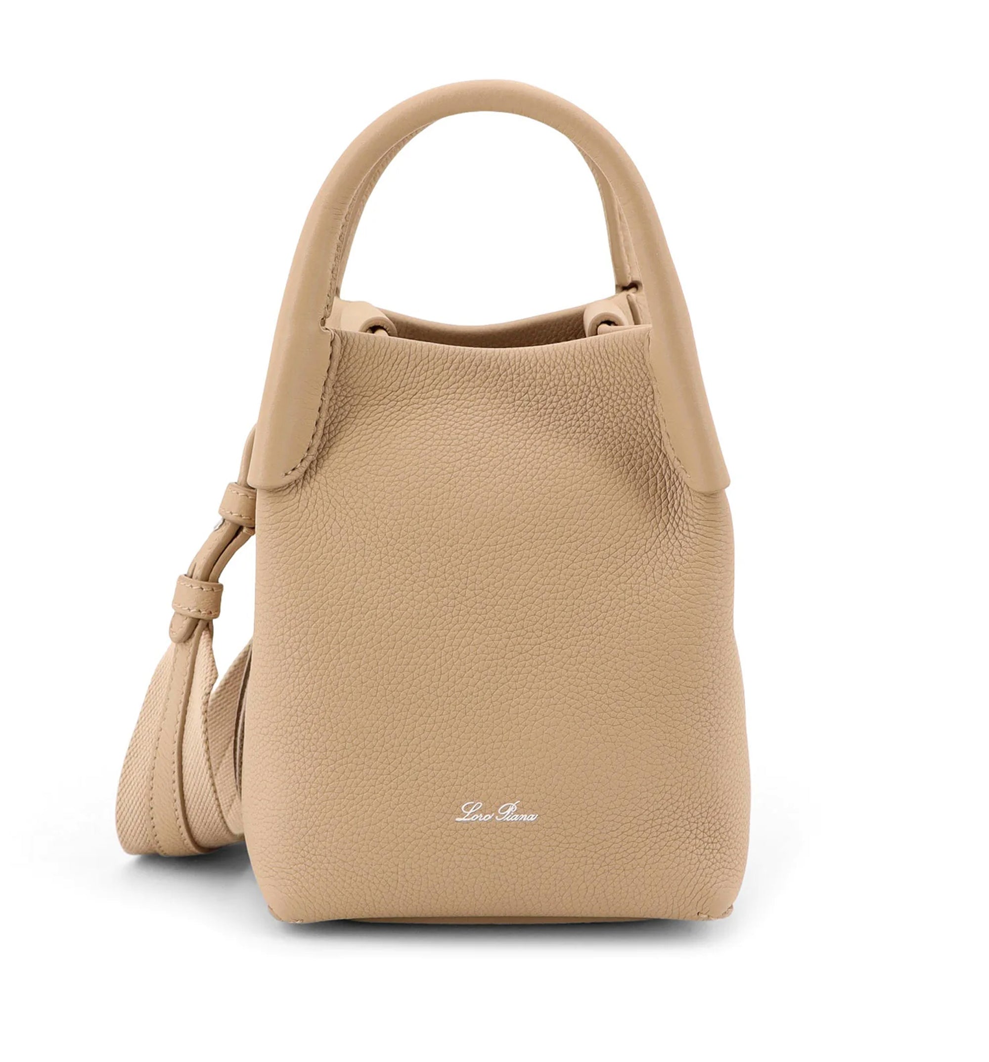 Micro Bale Bag Grained Calfskin