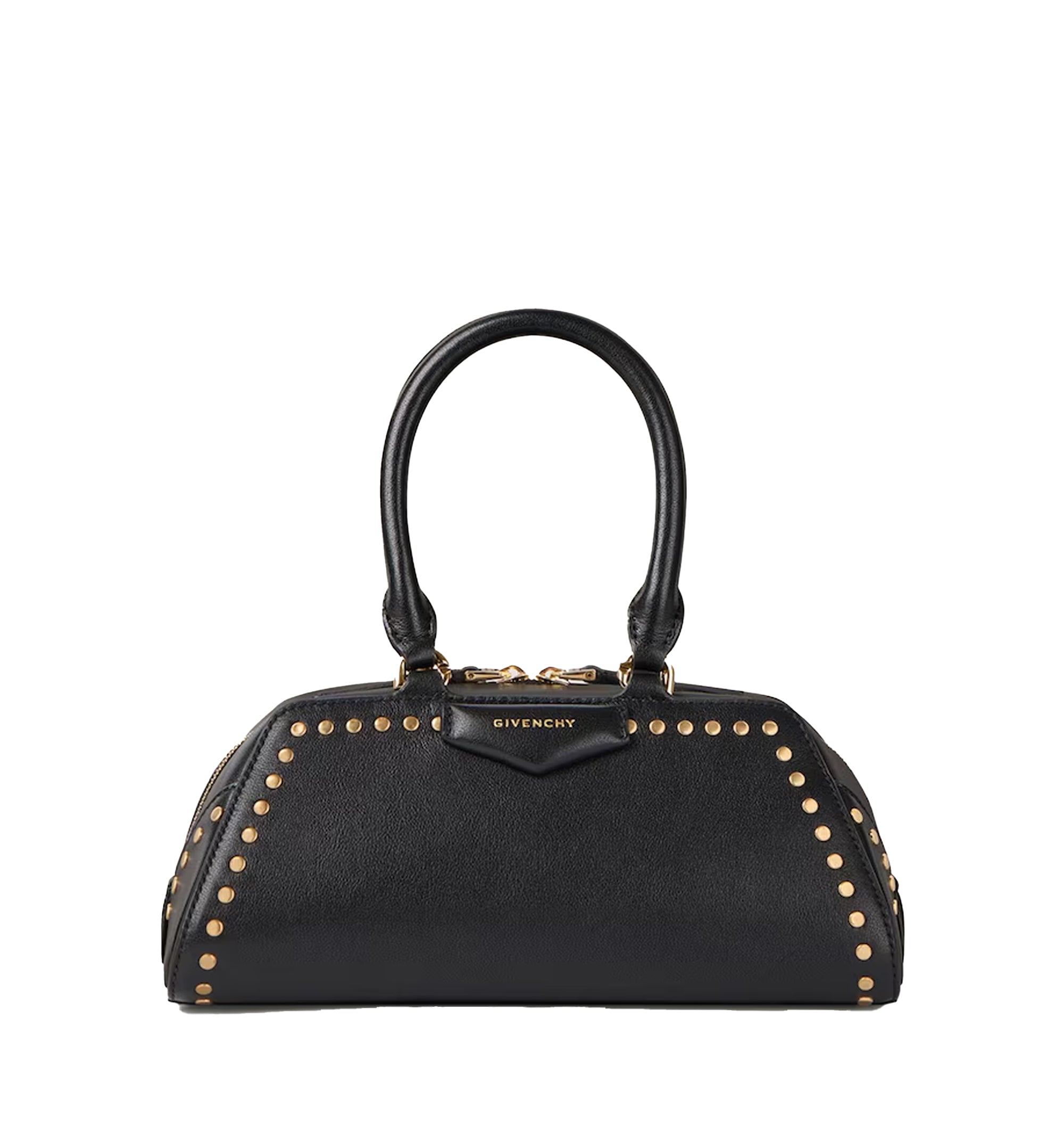 Mini Antigona East-West Bag In Box Leather With Studs Detail