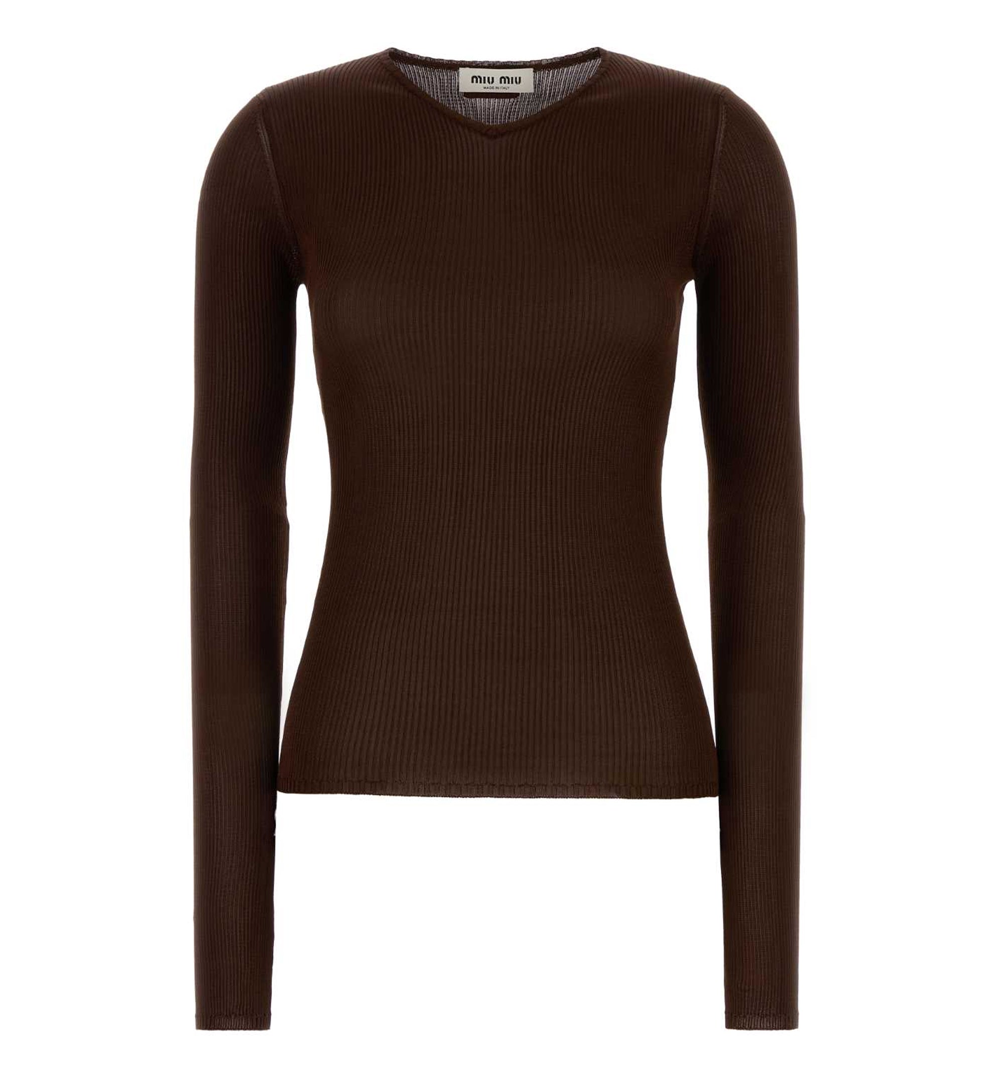 Silk V-Neck Sweater