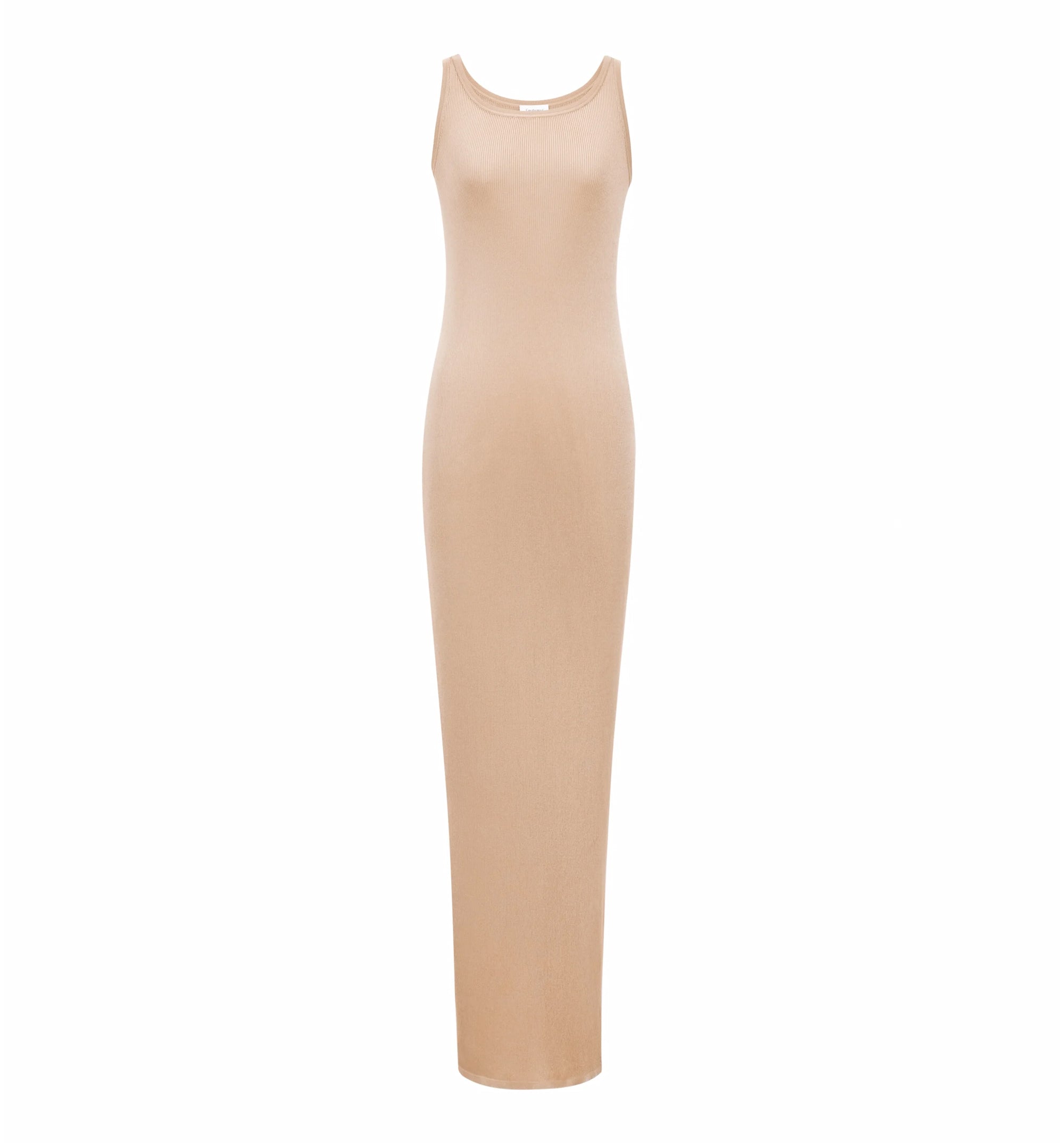 Long Tank Dress In Rib Knit