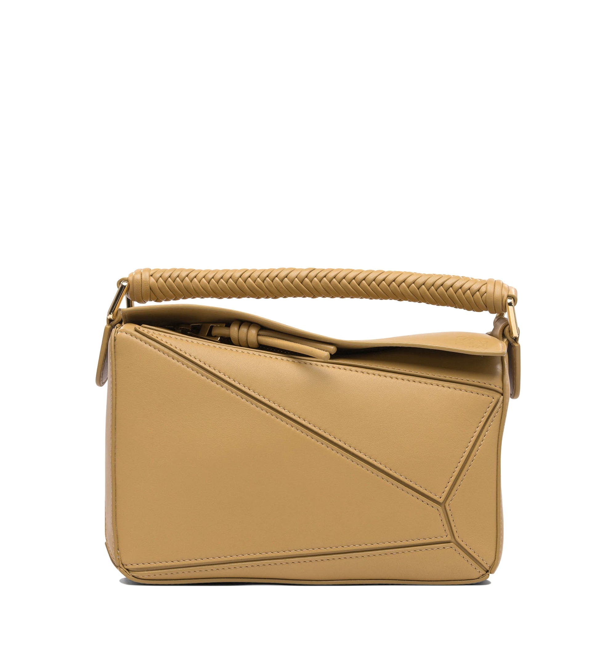 Small Puzzle Bag in Smooth Calfskin and Nappa Lambskin