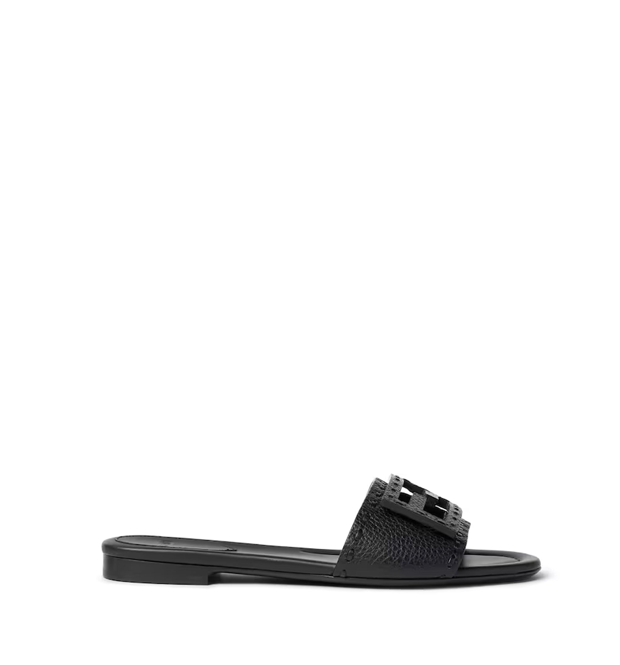 Baguette Leather Slides