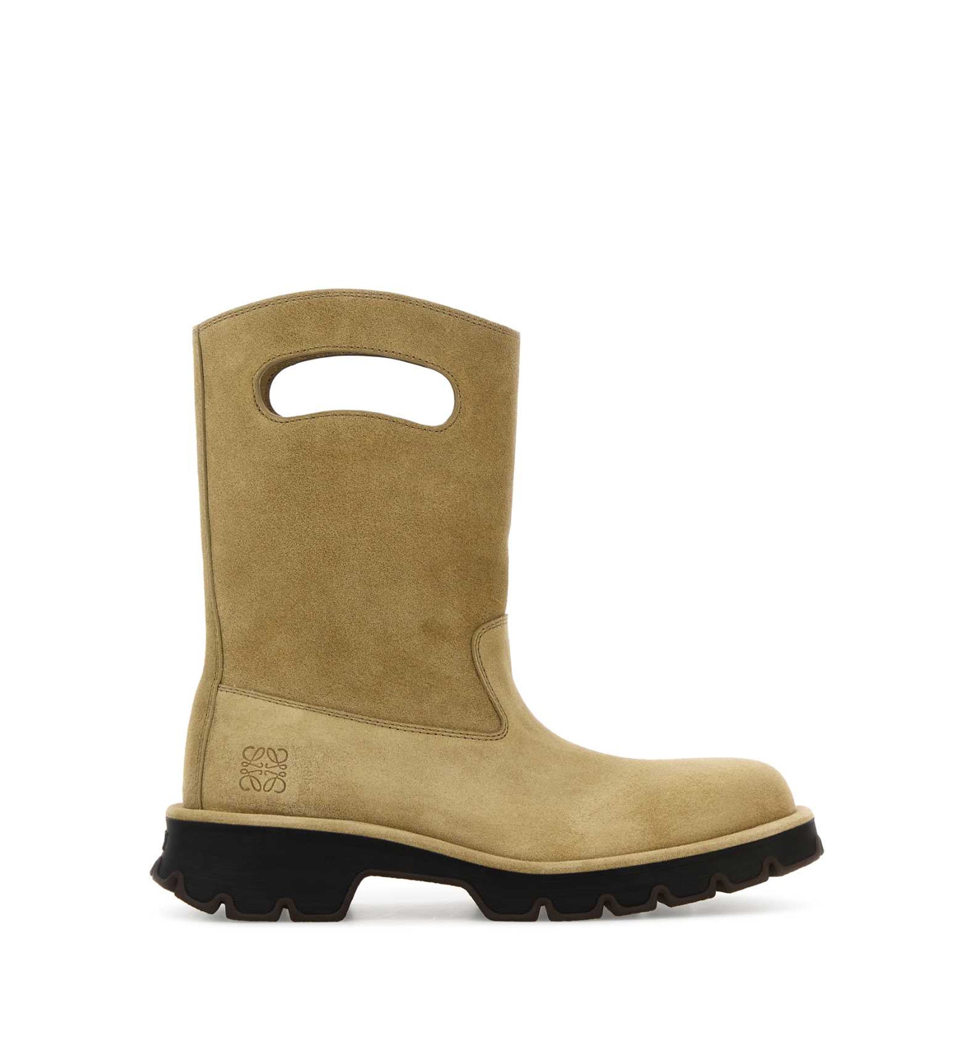 Bobby Boot In Waxed Split Calfskin