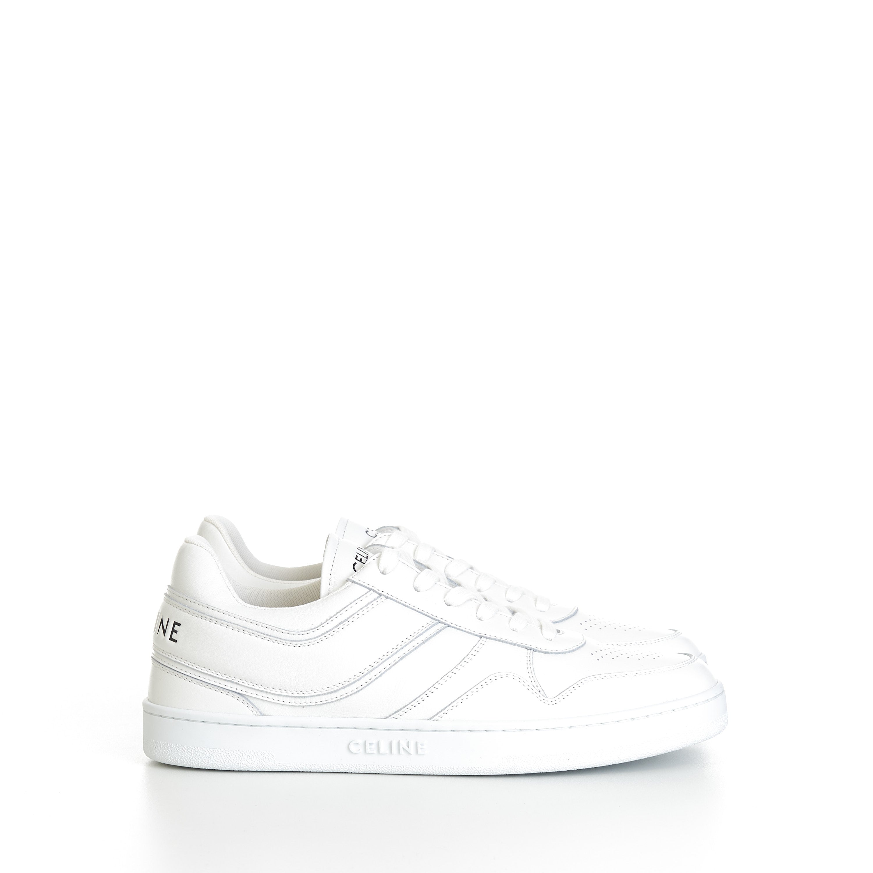 Men's Celine Trainer Low Lace-up Sneaker - Optic White