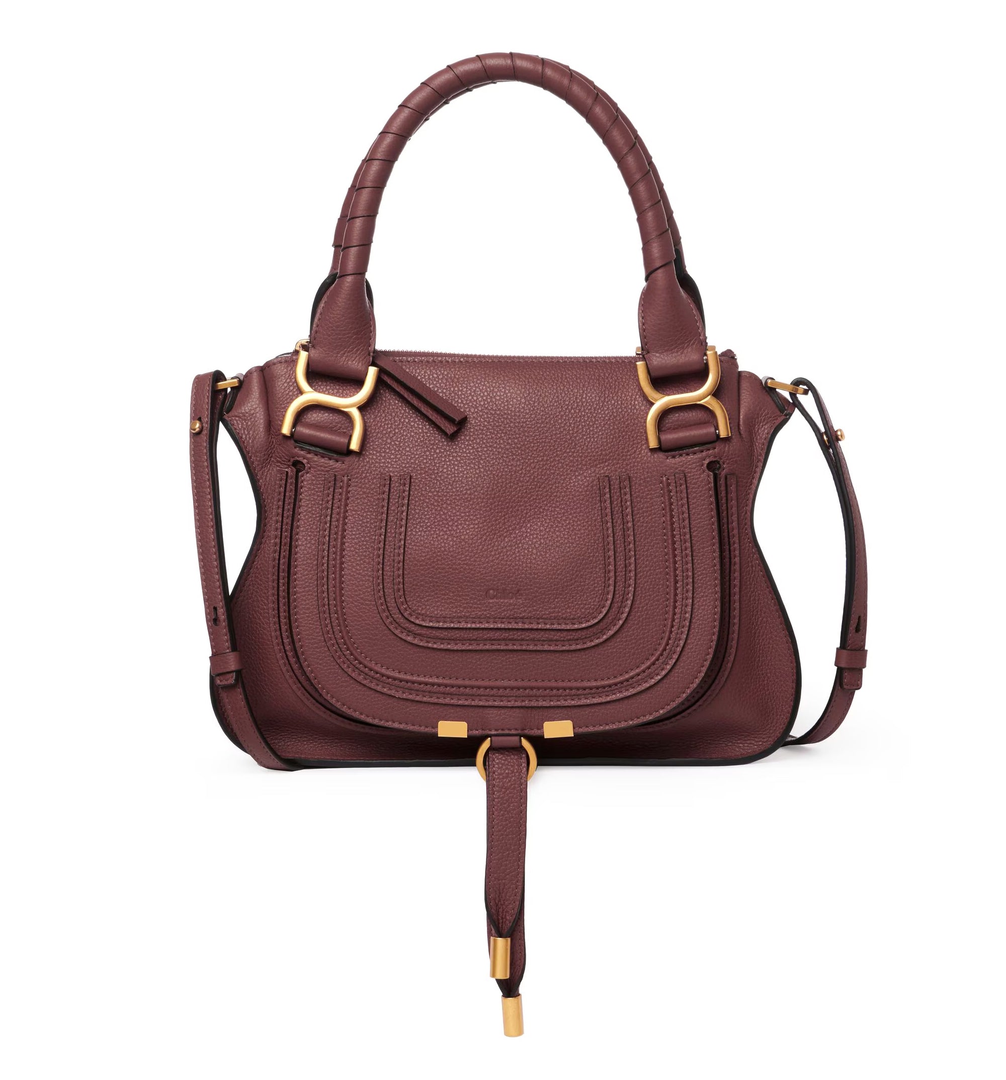 Small Marcie bag in grained leather