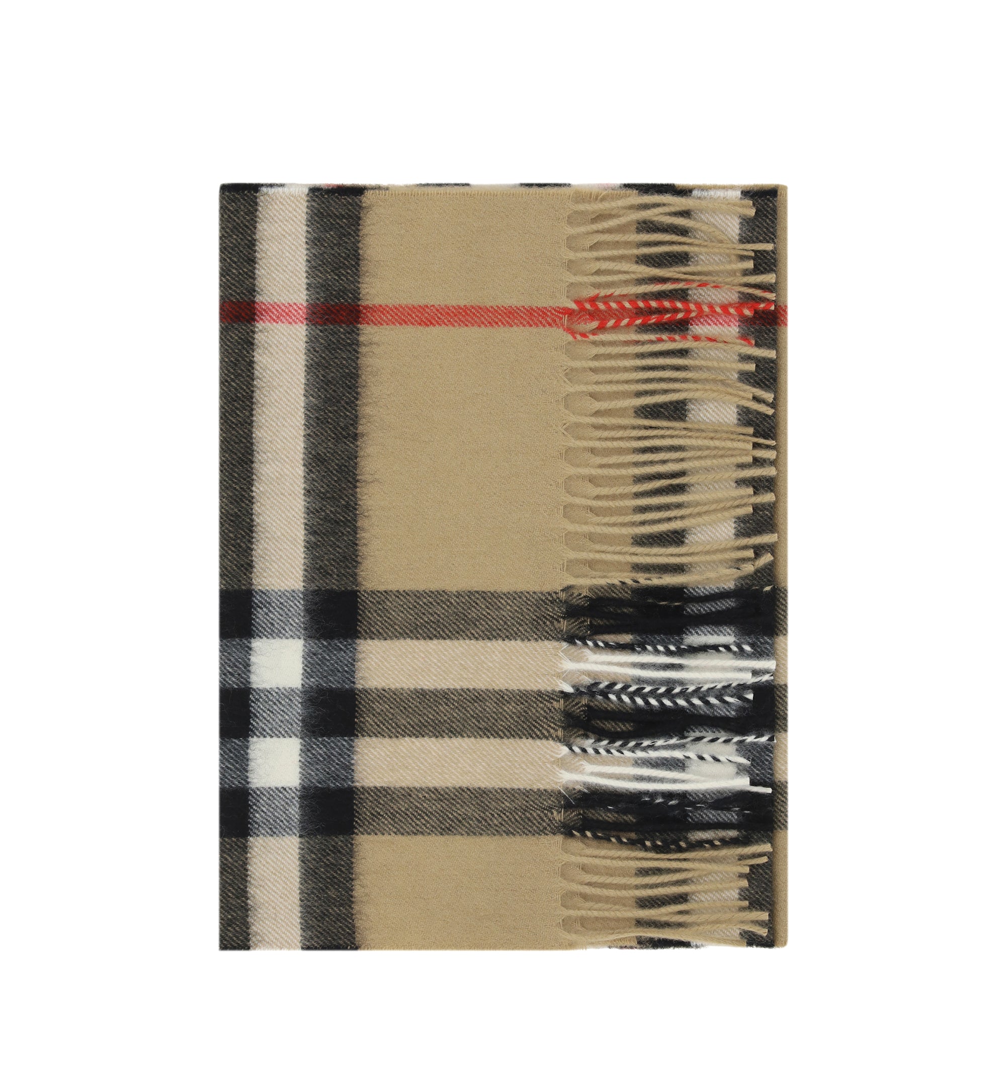 Check Cashmere Scarf