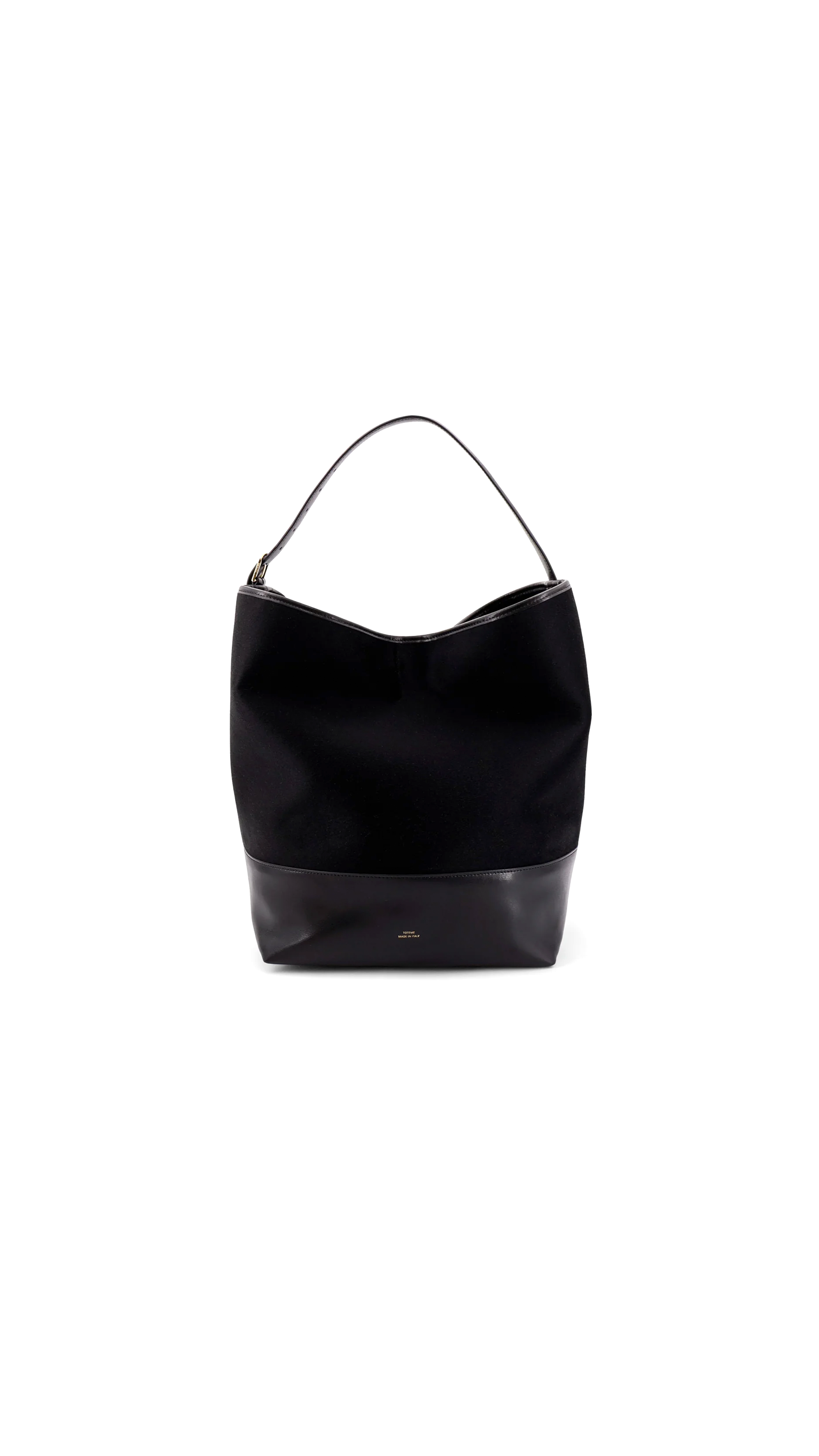 Belted Doublé Tote Bag - Black