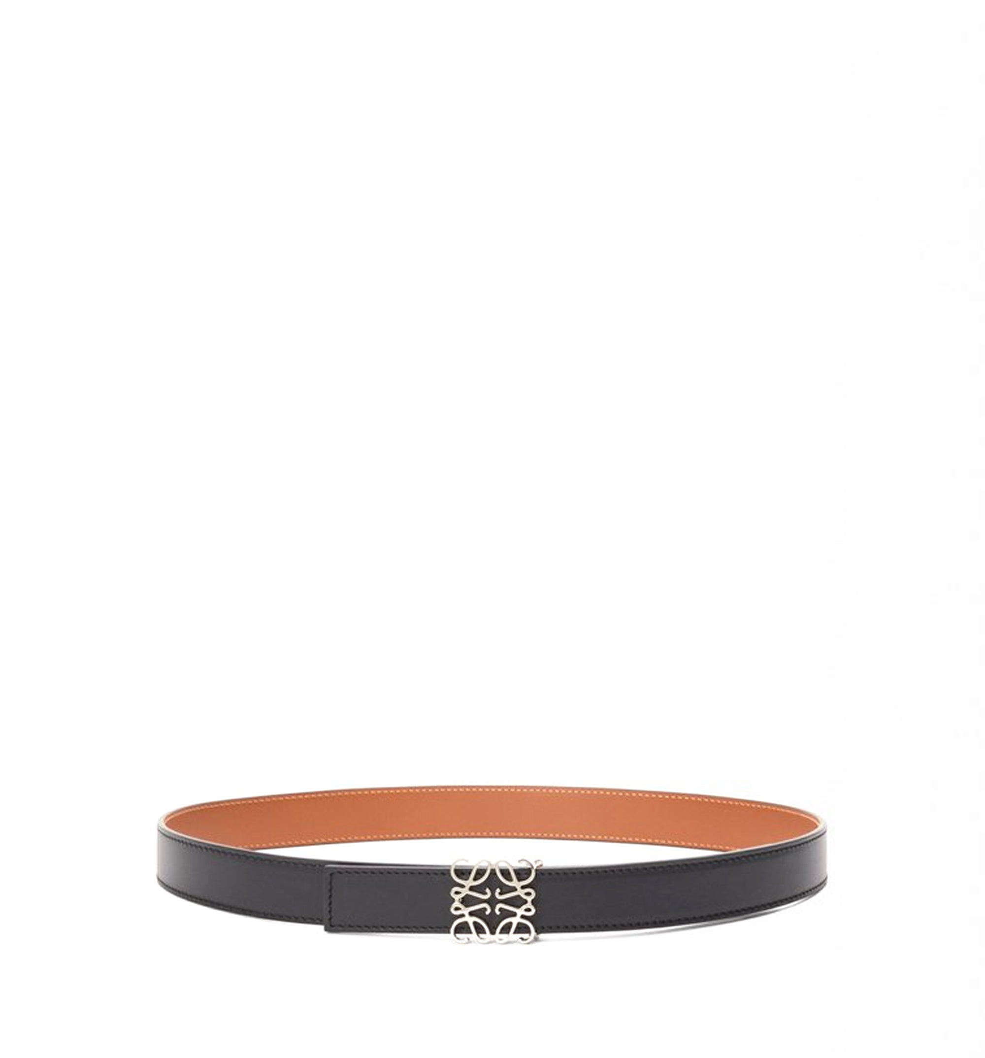 Reversible Anagram belt in smooth calfskin