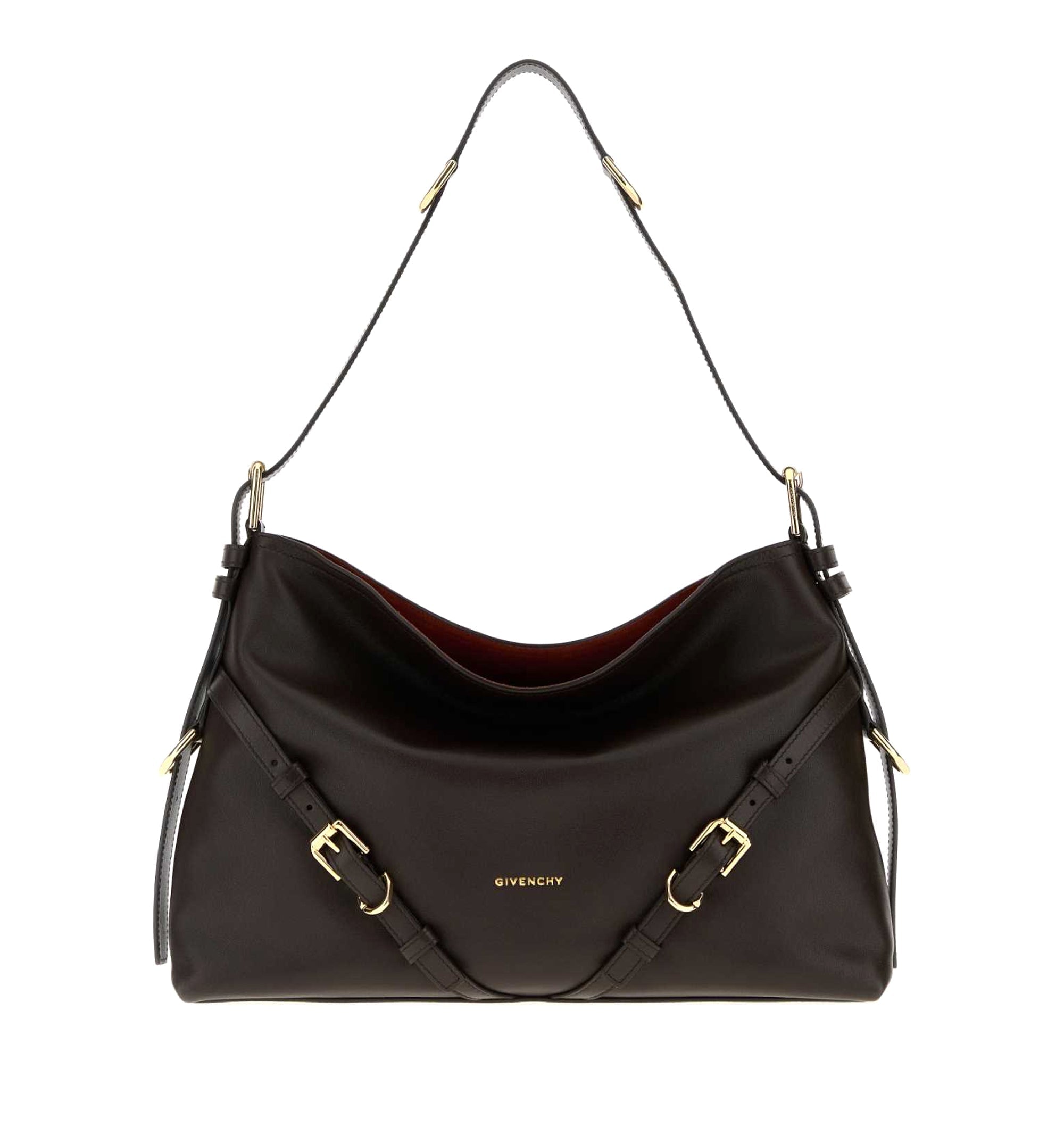 Medium Voyou Bag In Shiny Leather