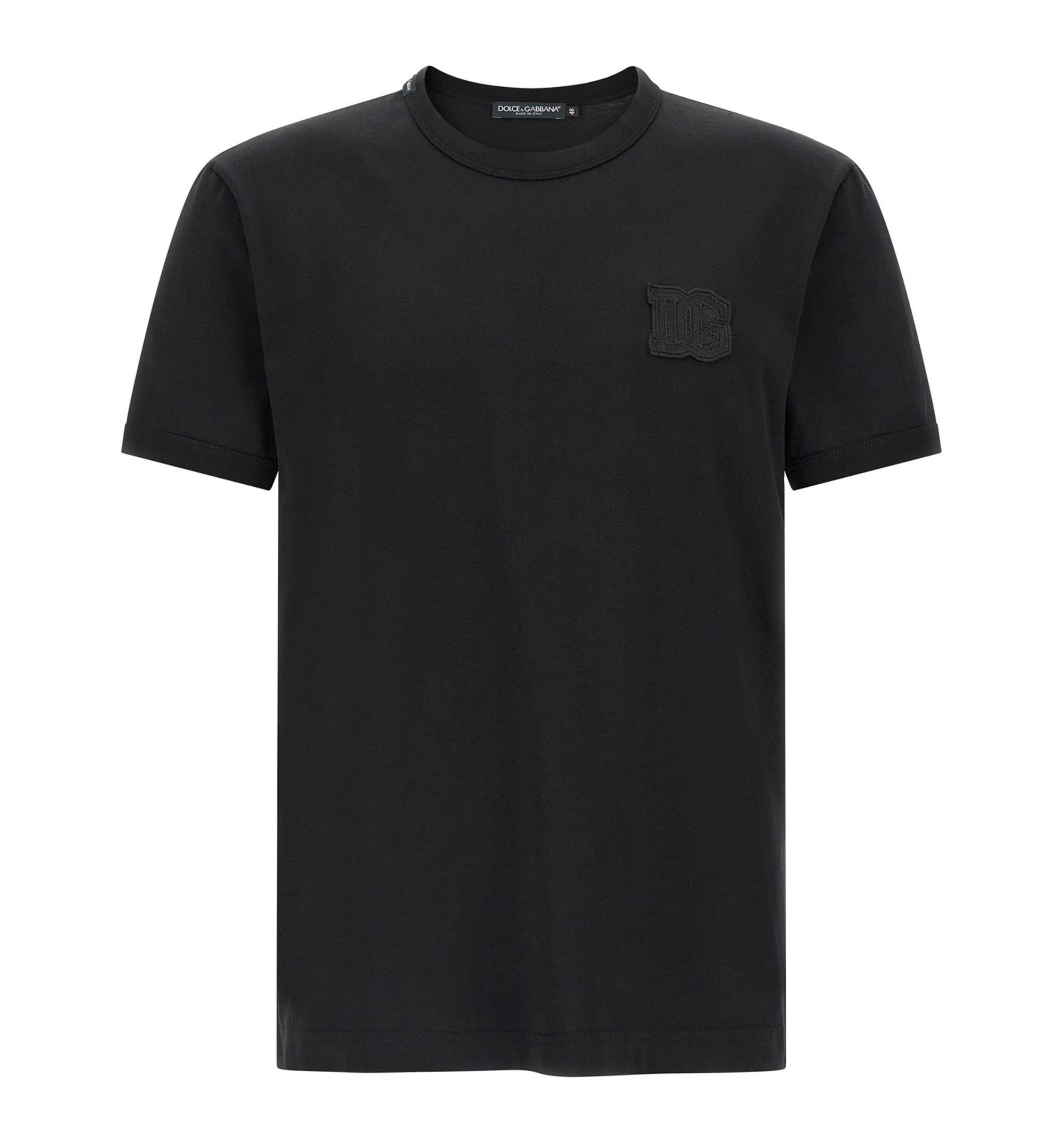 Cotton T-Shirt With Logo Patch