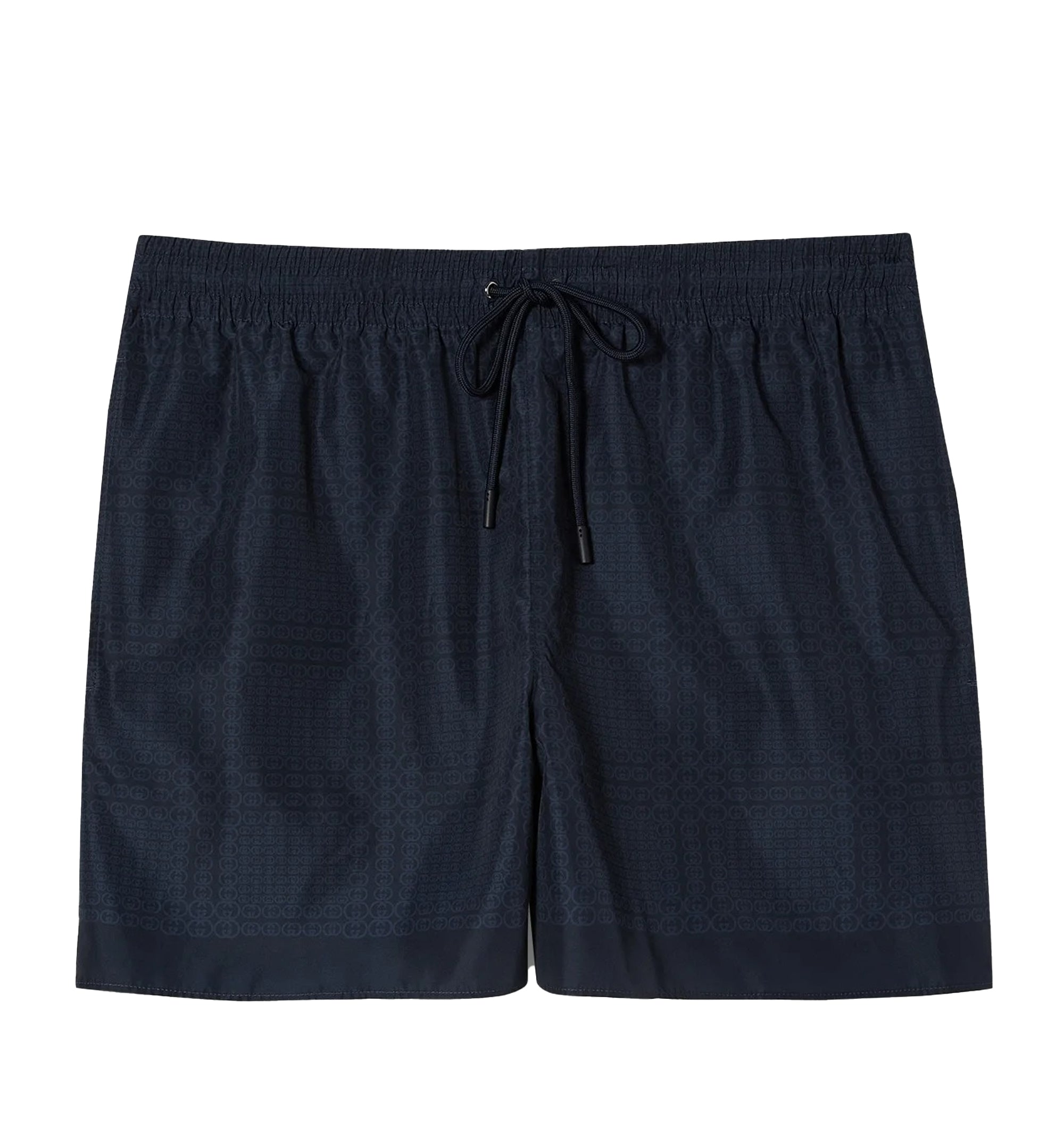 Printed Technical Poplin Swim Shorts