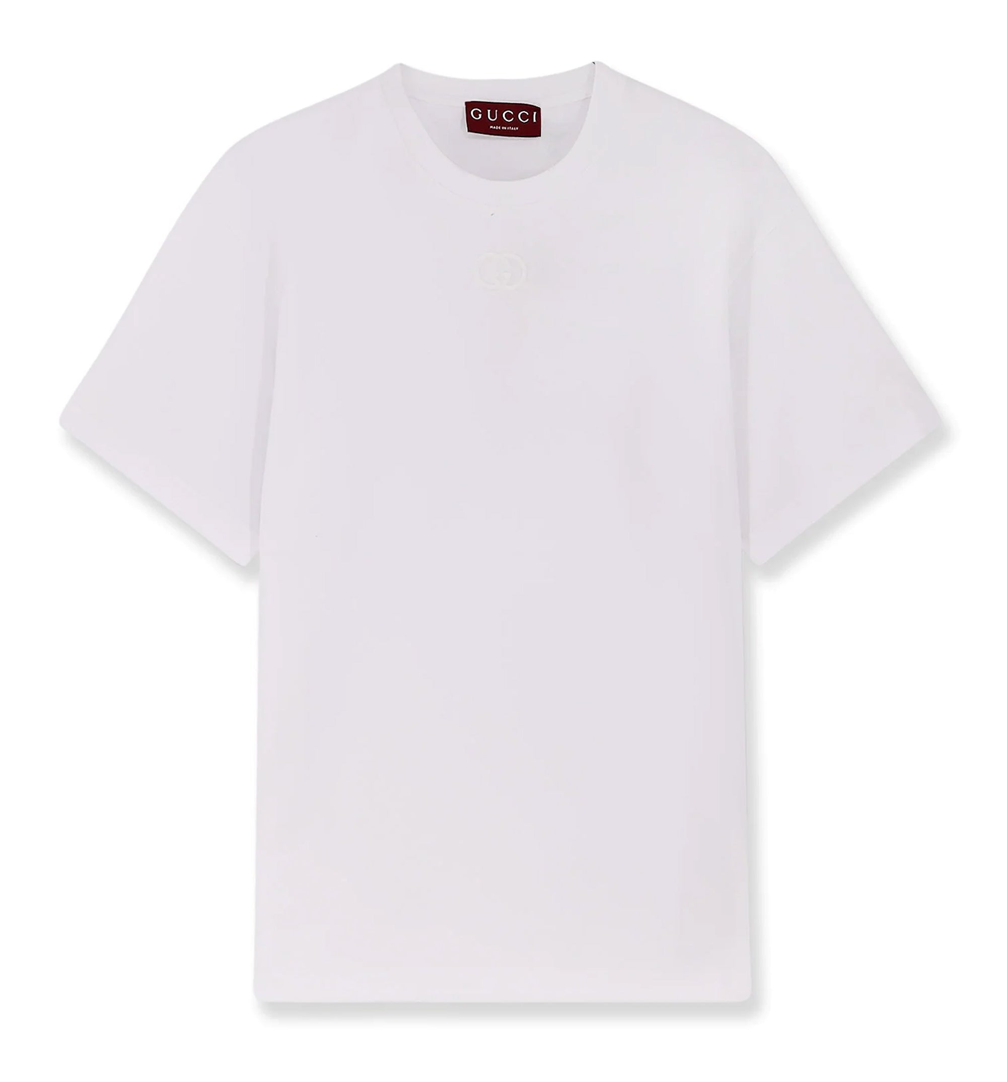 Cotton Jersey T-Shirt With Embroidery