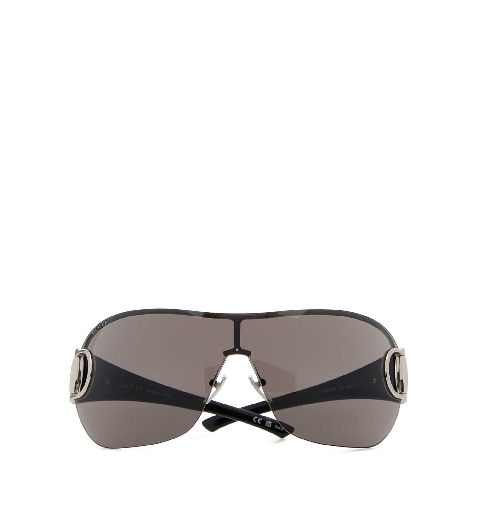 Frameless mask sunglasses