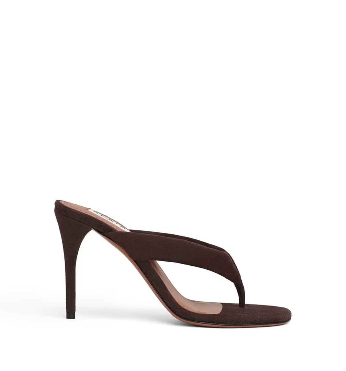Heel Thong Mules In Suede