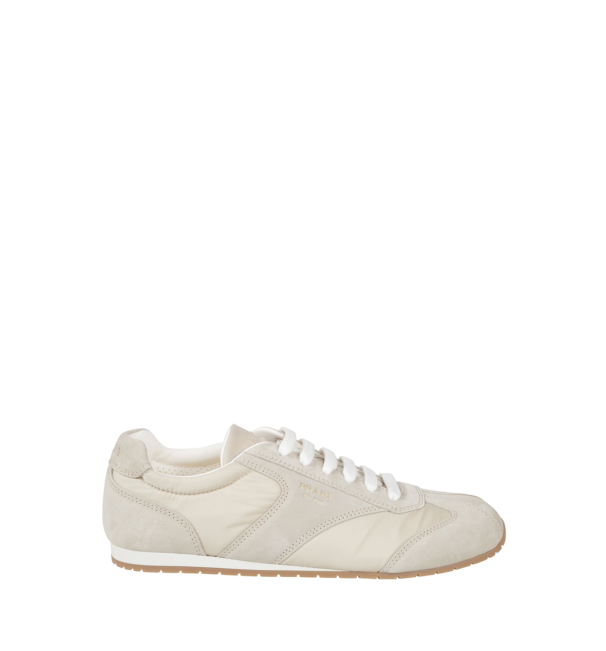 Re-Nylon And Suede Sneakers