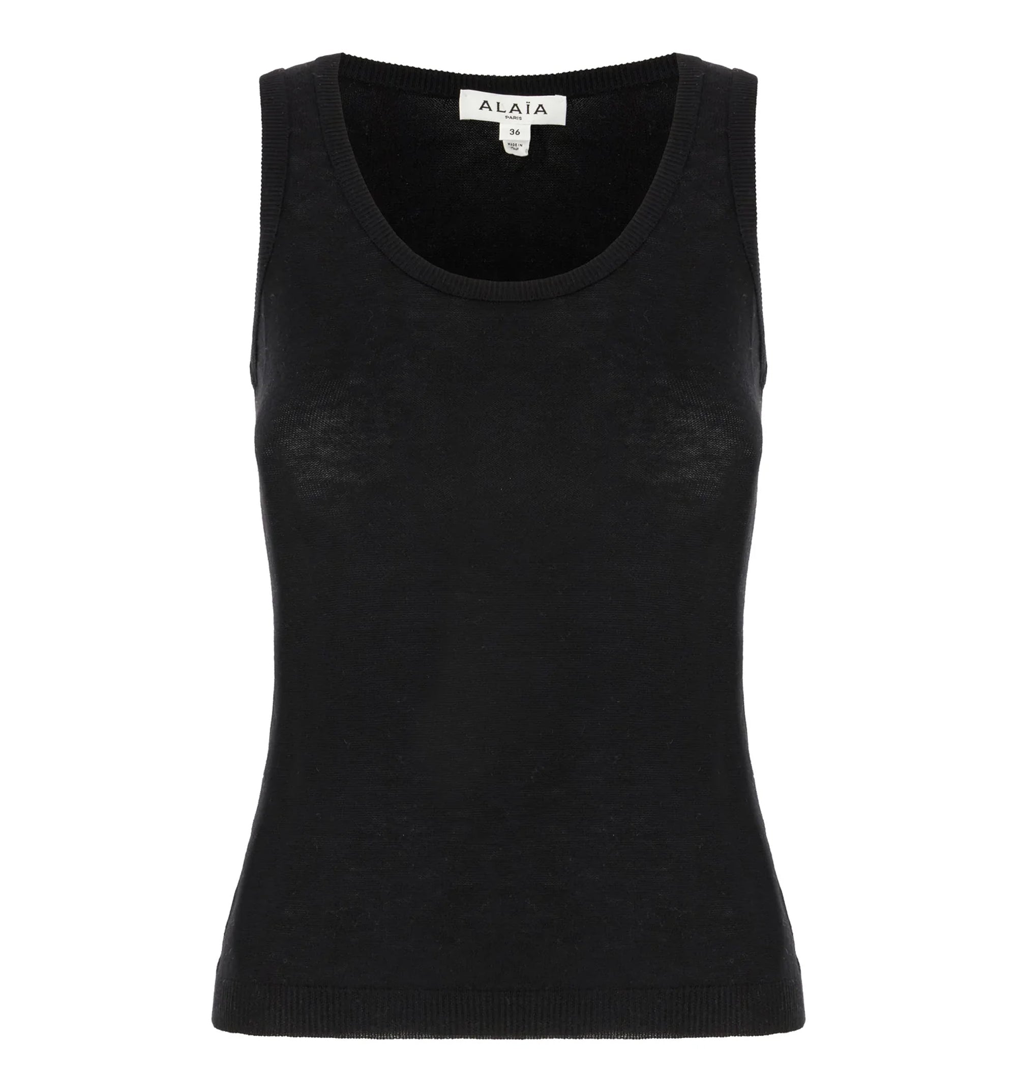 Sheer Wool Tank Top