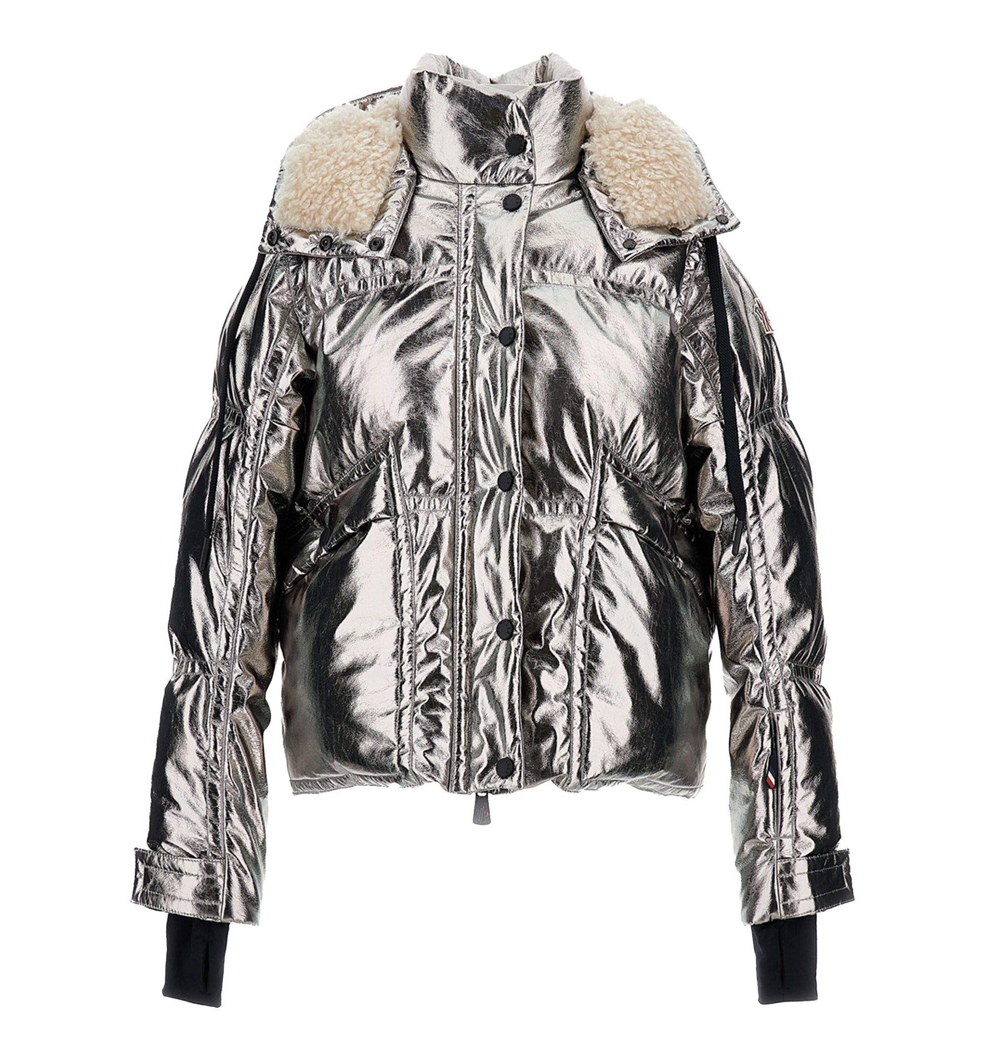 Calaque Metallic Hooded Insulated Ski Jacket